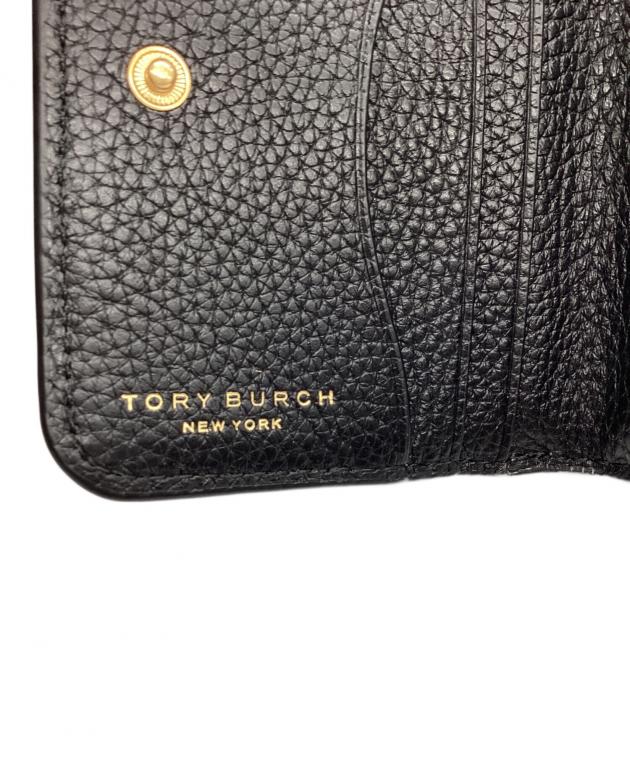 中古・古着通販】TORY BURCH (トリーバーチ) 2つ折り財布 ブラック