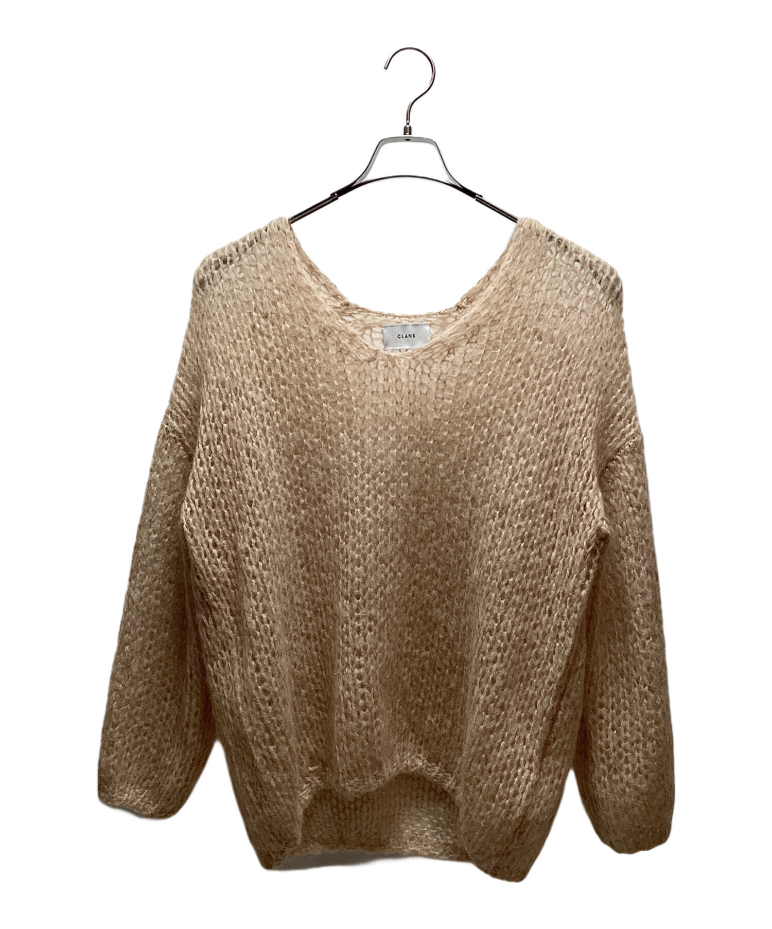 中古・古着通販】CLANE (クラネ) 薄手ニット ブラウン サイズ:SIZE2
