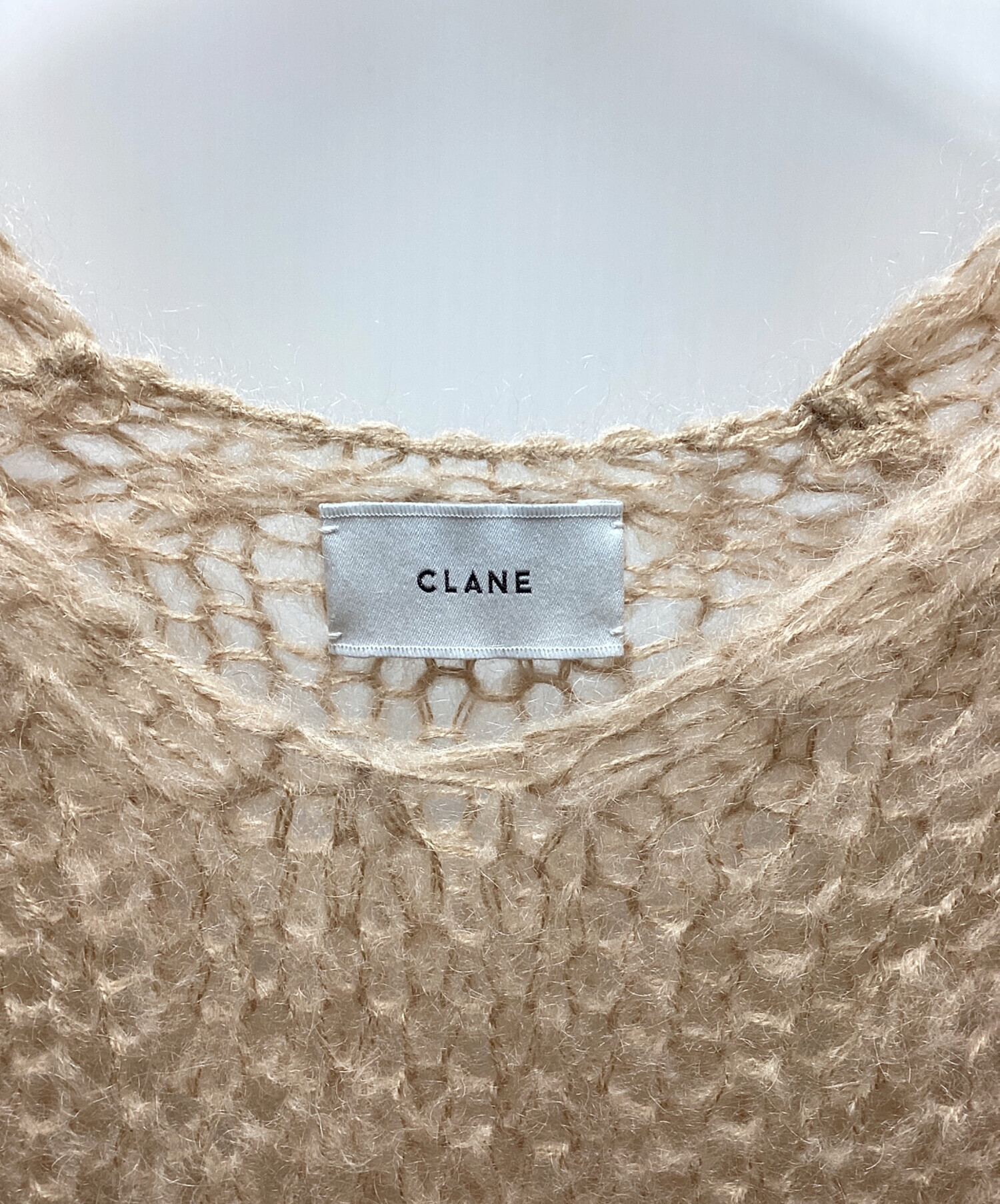 中古・古着通販】CLANE (クラネ) 薄手ニット ブラウン サイズ:SIZE2