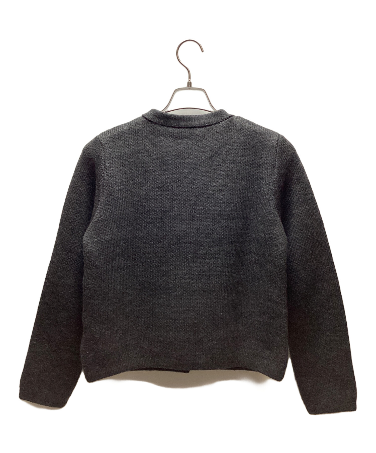 中古・古着通販】ZARA (ザラ) ニットカーディガン ブラック サイズ:L