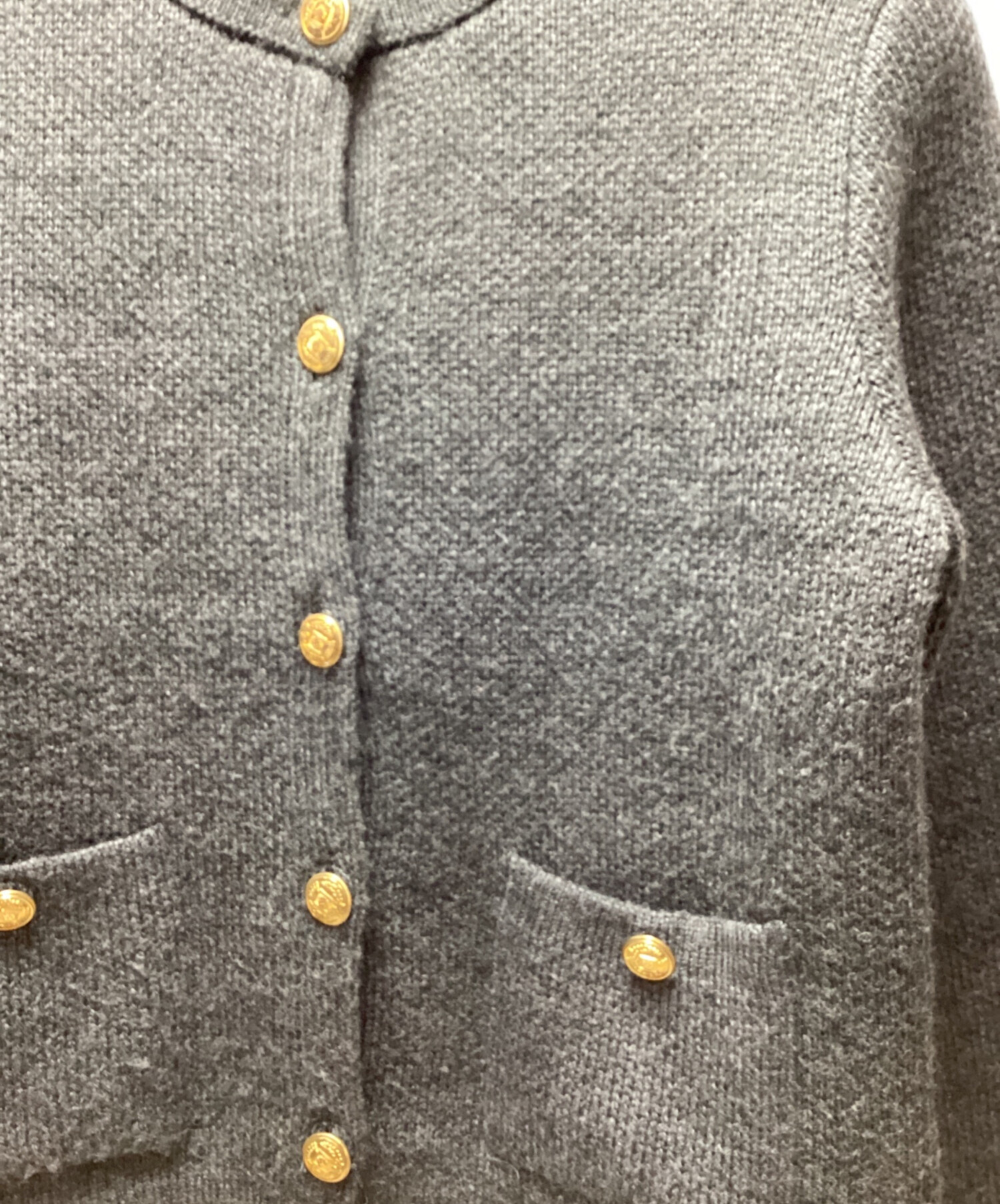 中古・古着通販】ZARA (ザラ) ニットカーディガン ブラック サイズ:L