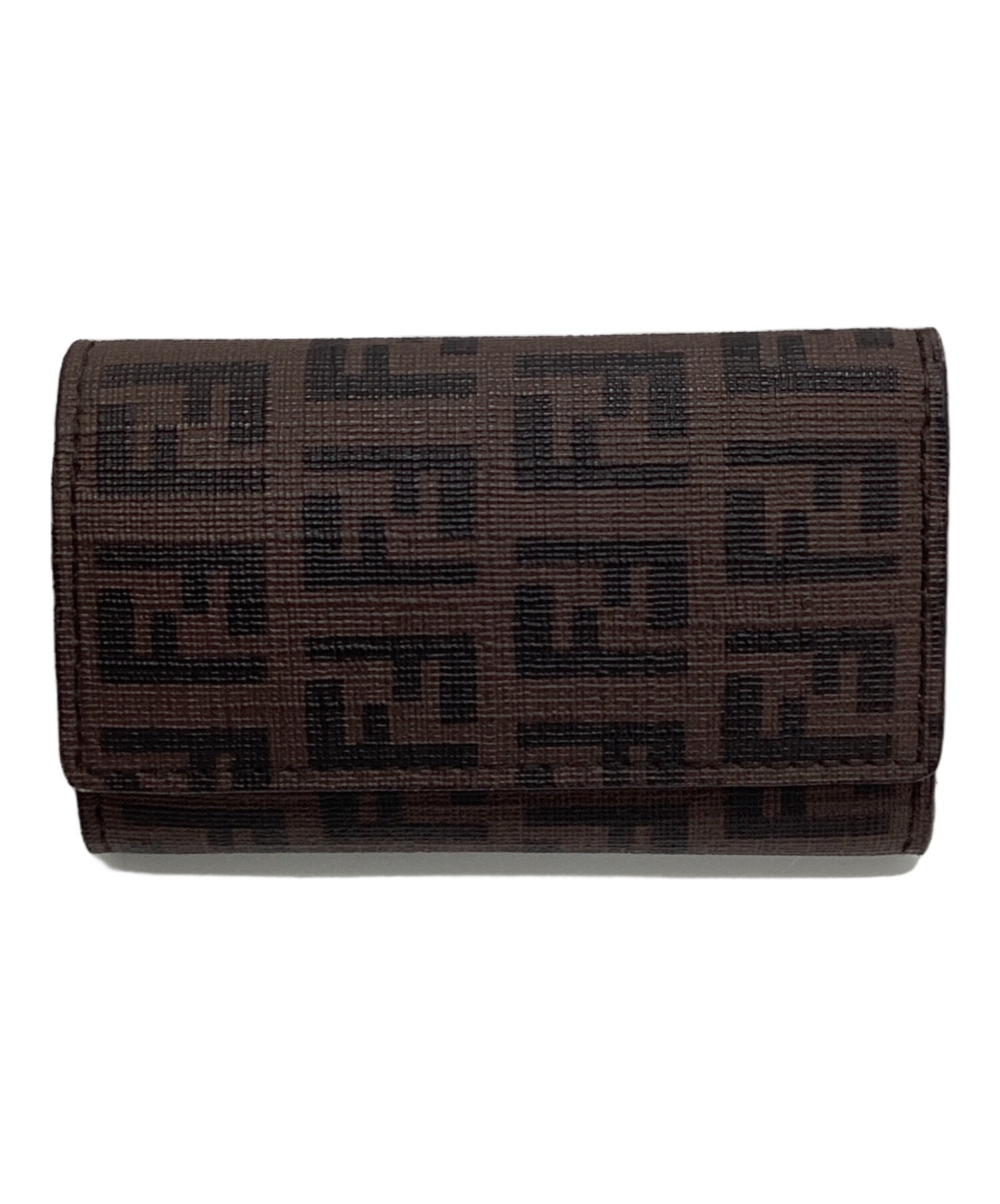 FENDI フェンディ 財布・ケース - 黒 【古着】【中古】 中古・古着通販】FENDI (フェンディ) 3つ折り財布 ネイビー｜ブランド