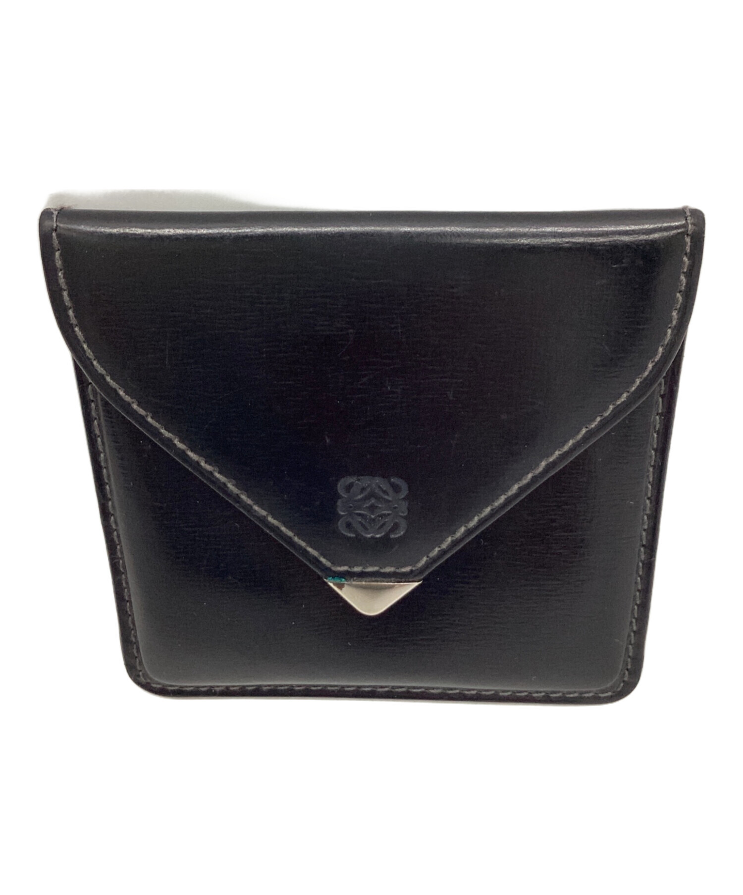 LOEWE ロエベ 財布・ケース  黒 【古着】【中古】【送料無料】 中古・古着通販】LOEWE (ロエベ) コインケース ブラック｜ブランド