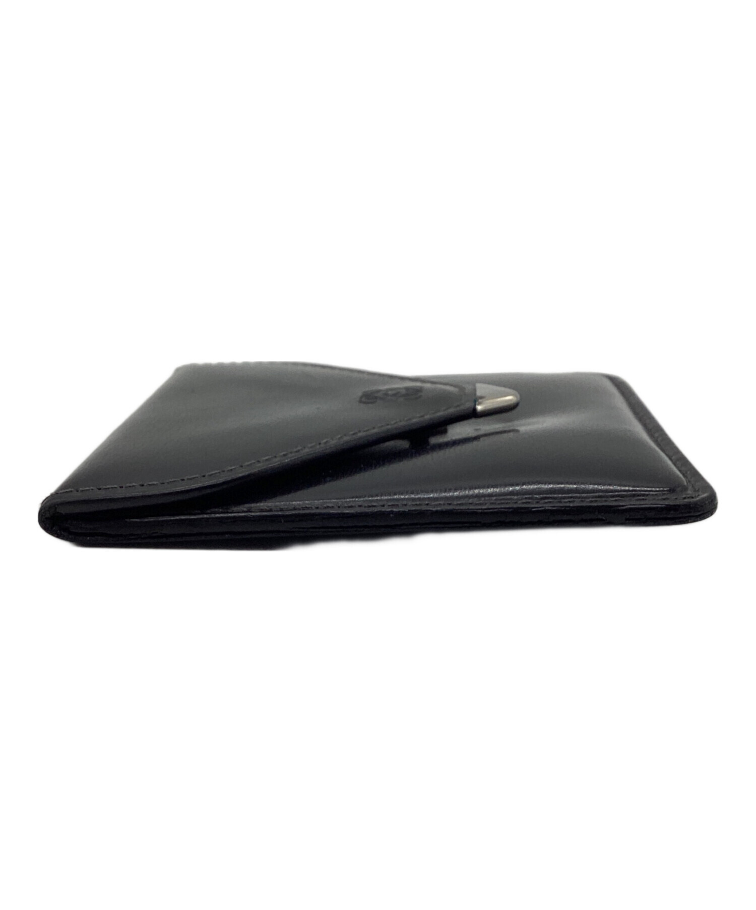 LOEWE ロエベ 財布・ケース  黒 【古着】【中古】【送料無料】 中古・古着通販】LOEWE (ロエベ) 2つ折り財布 ブラック×レッド