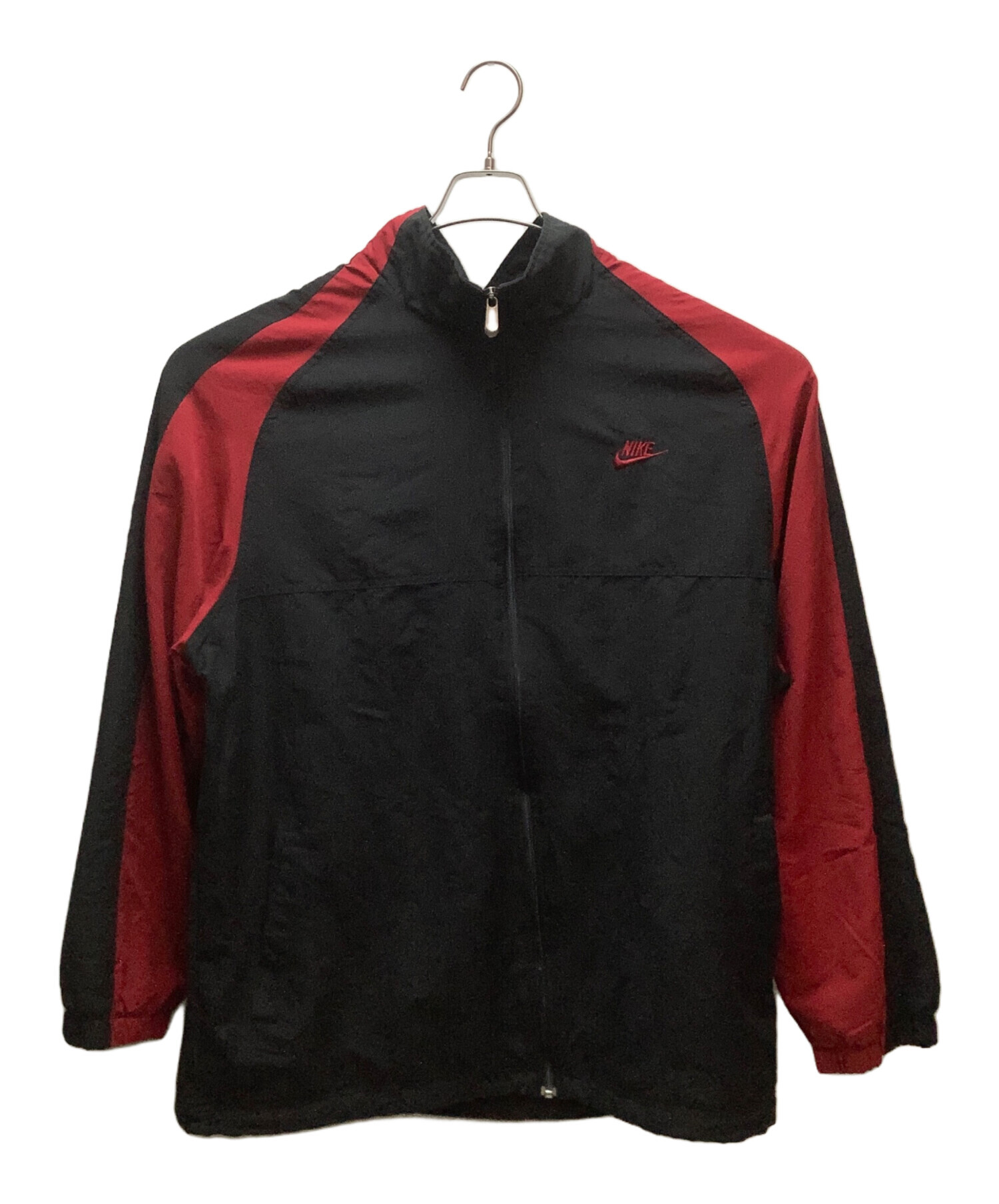 中古・古着通販】NIKE (ナイキ) トラックジャケット ブラック×レッド 