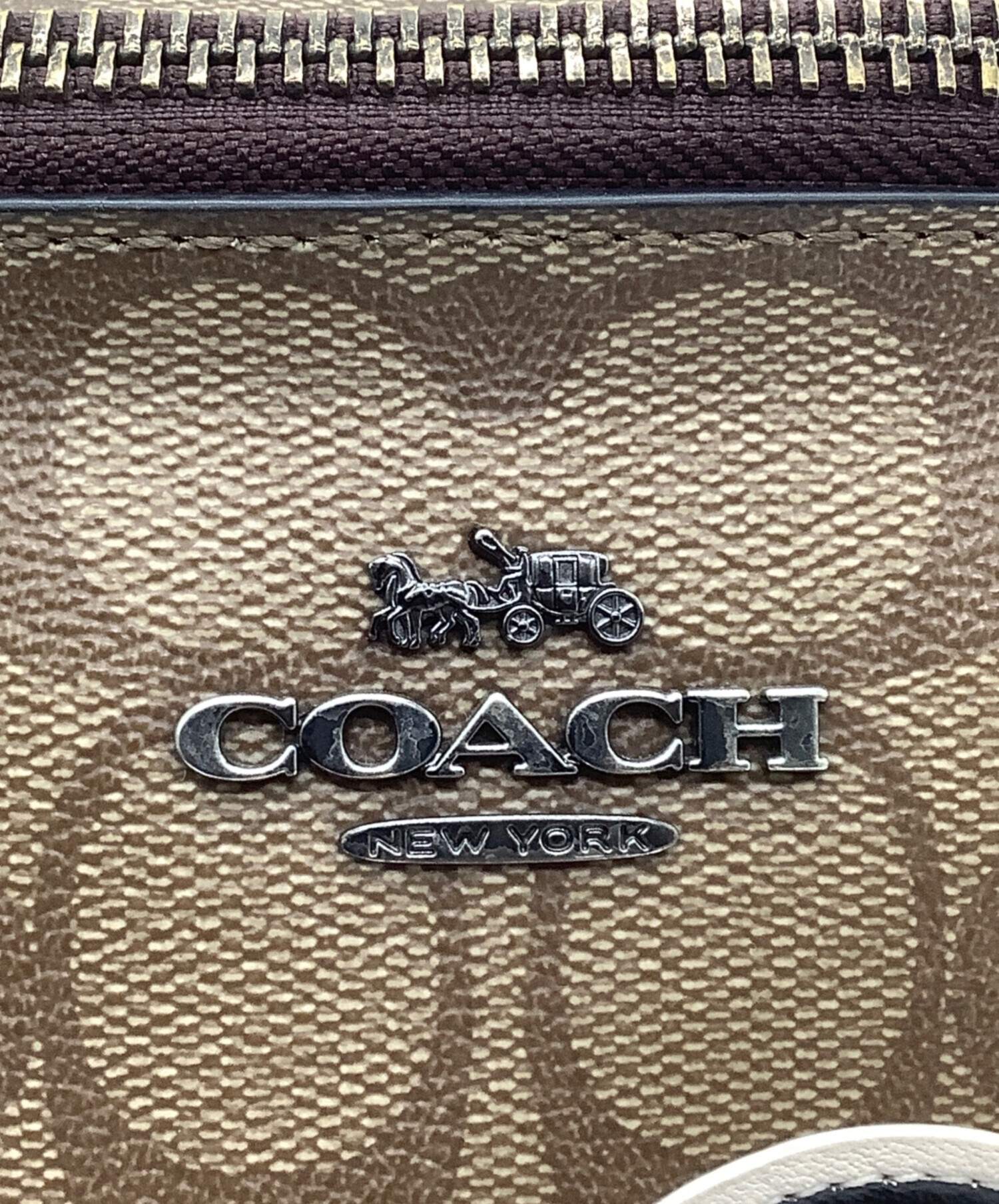中古・古着通販】COACH (コーチ) ショルダーバッグ ブラウン｜ブランド
