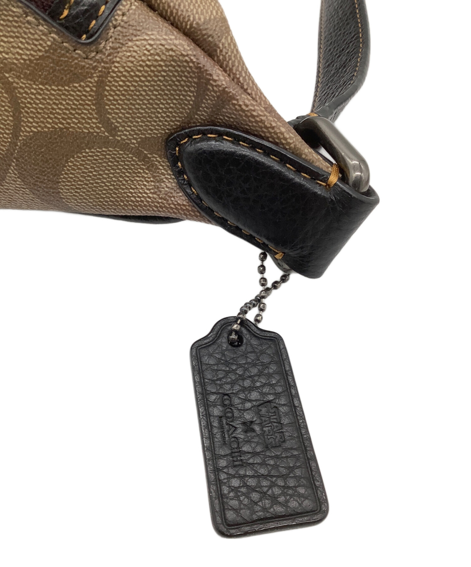 中古・古着通販】COACH (コーチ) ショルダーバッグ ブラウン｜ブランド