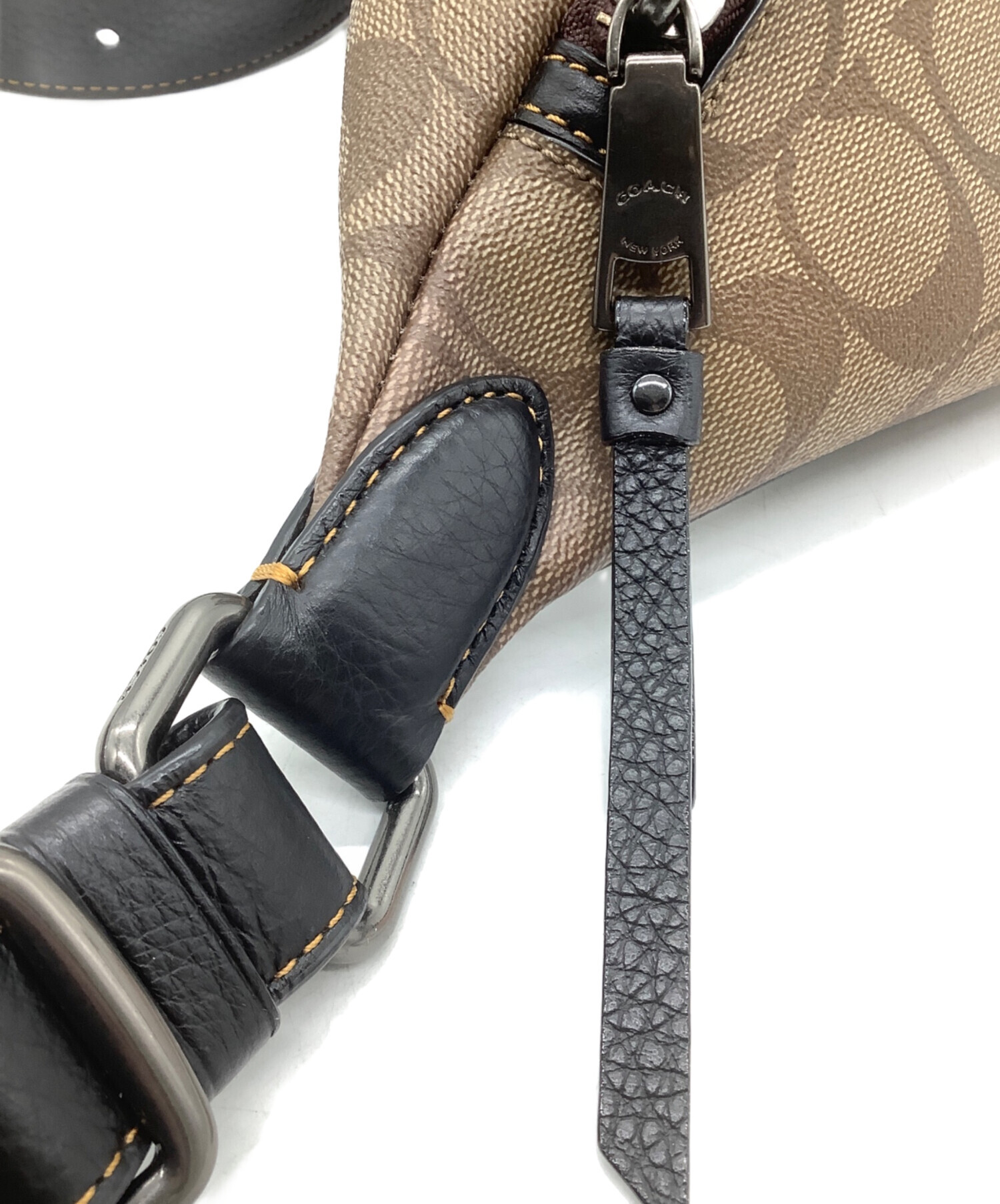 中古・古着通販】COACH (コーチ) ショルダーバッグ ブラウン｜ブランド