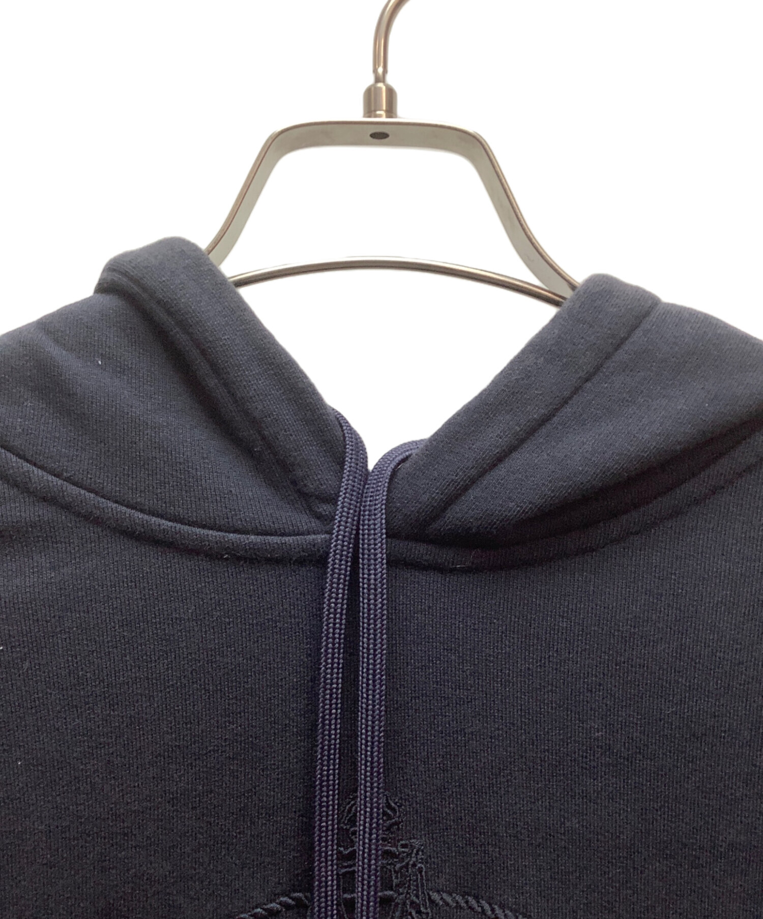 中古・古着通販】PRADA (プラダ) プルオーバーパーカー ネイビー 