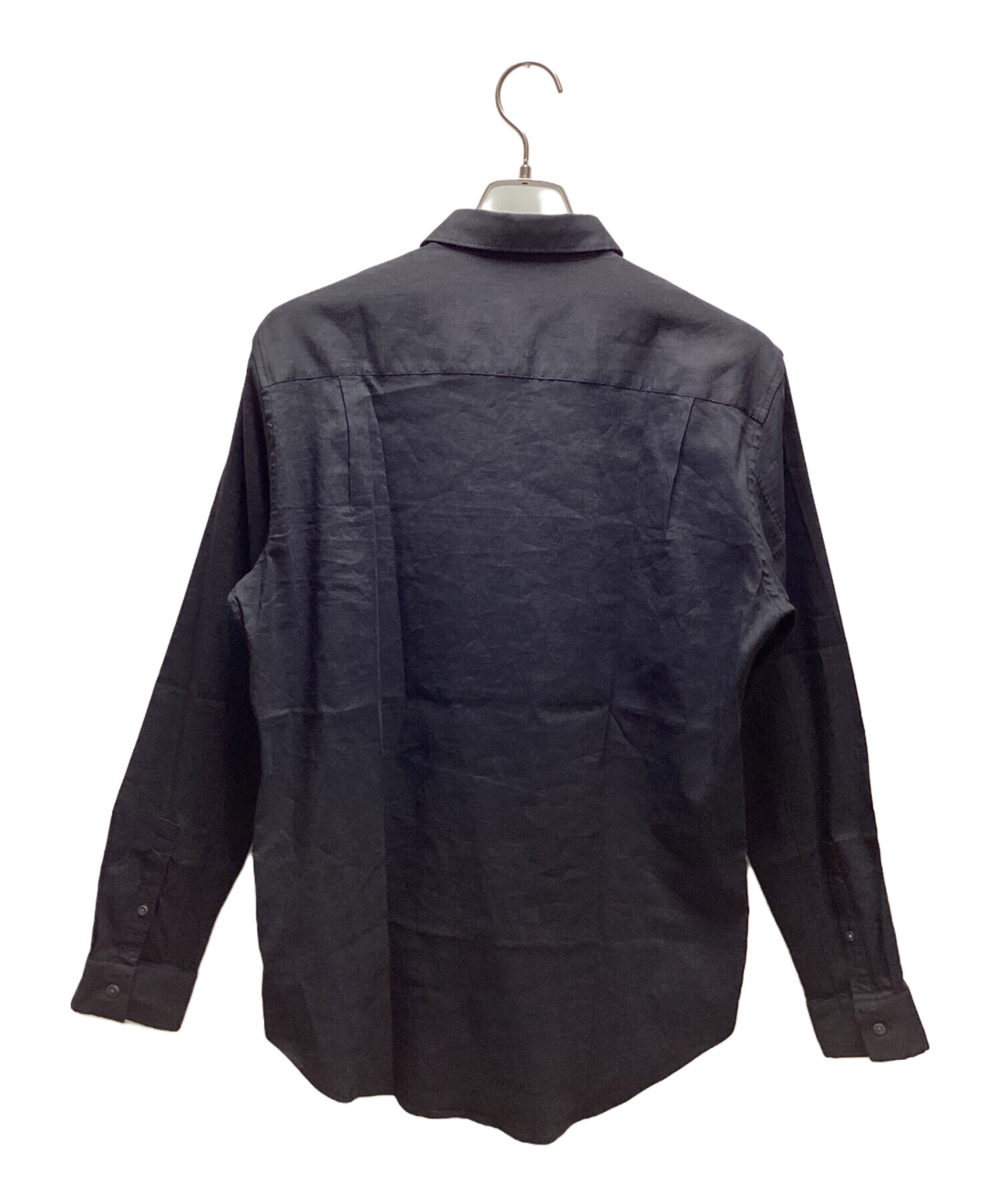 中古・古着通販】theory (セオリー) 長袖シャツ ブラック サイズ:SIZE 