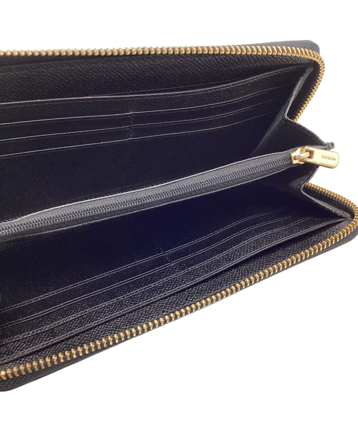 中古・古着通販】COACH (コーチ) 長財布 ブラック｜ブランド・古着通販 