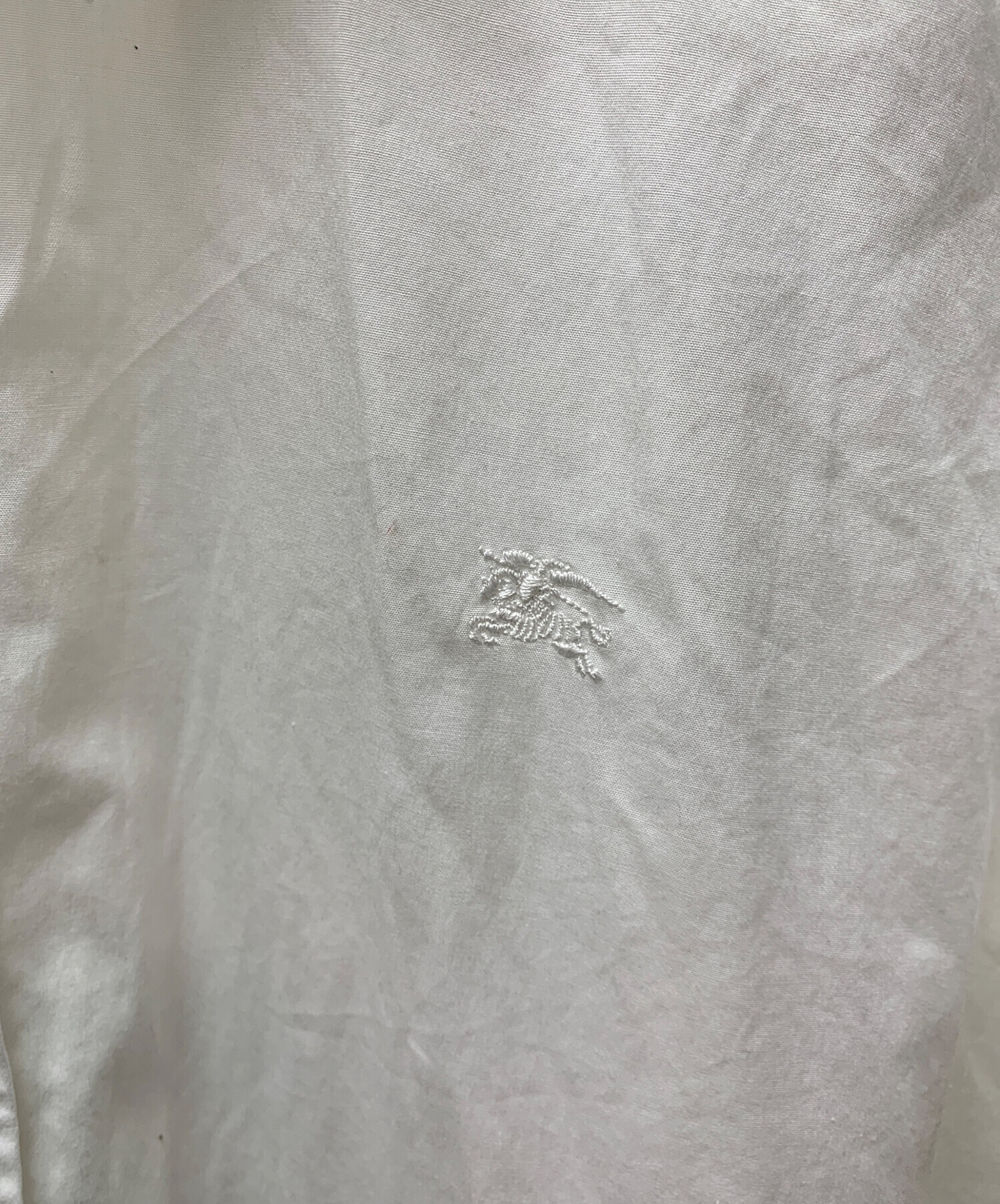 中古・古着通販】BURBERRY (バーバリー) 長袖シャツ ホワイト サイズ