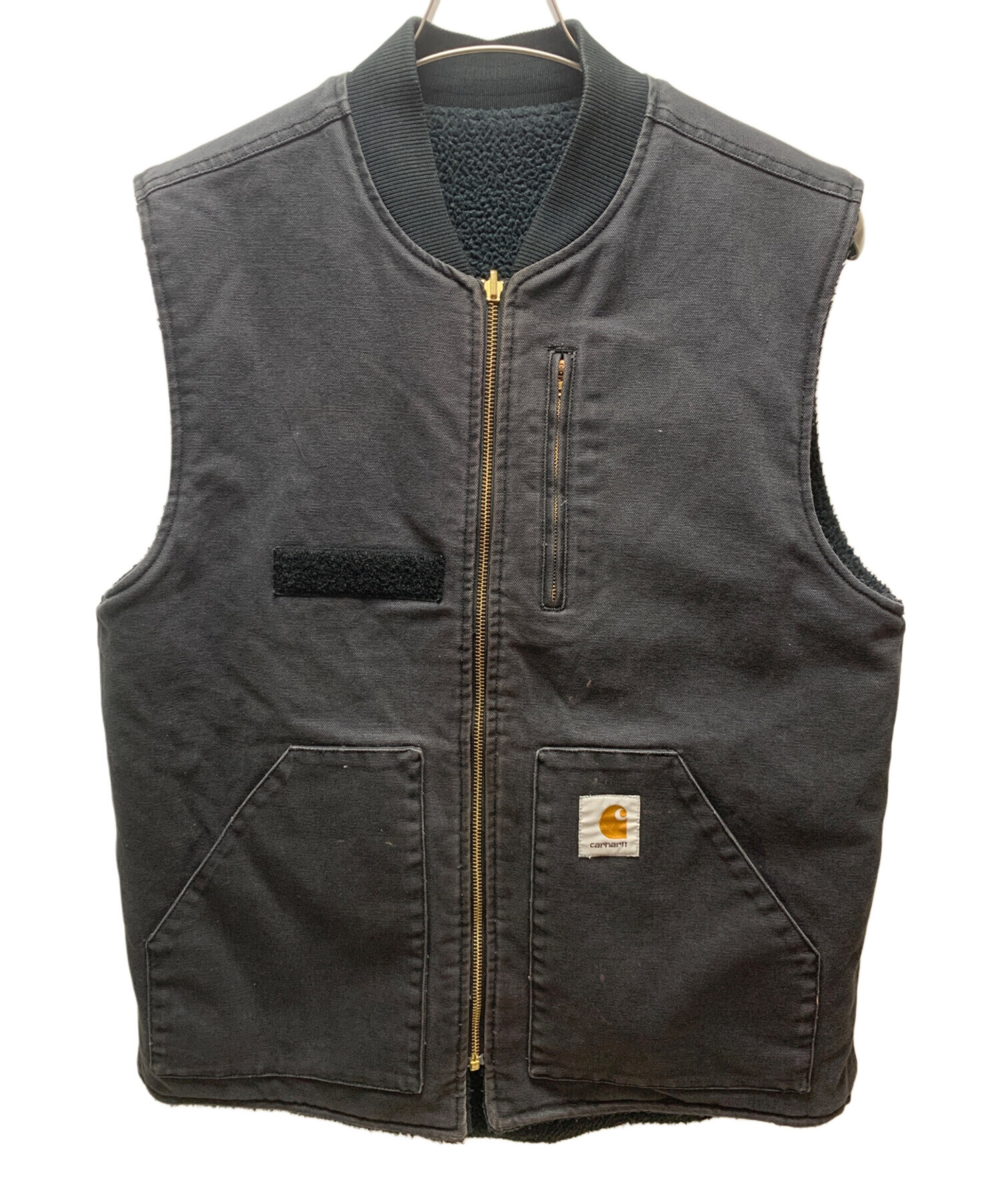 中古・古着通販】CarHartt (カーハート) リバーシブルベスト ブラック