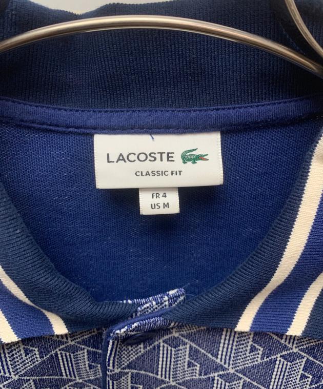 中古・古着通販】LACOSTE (ラコステ) モノグラムジャガードポロシャツ