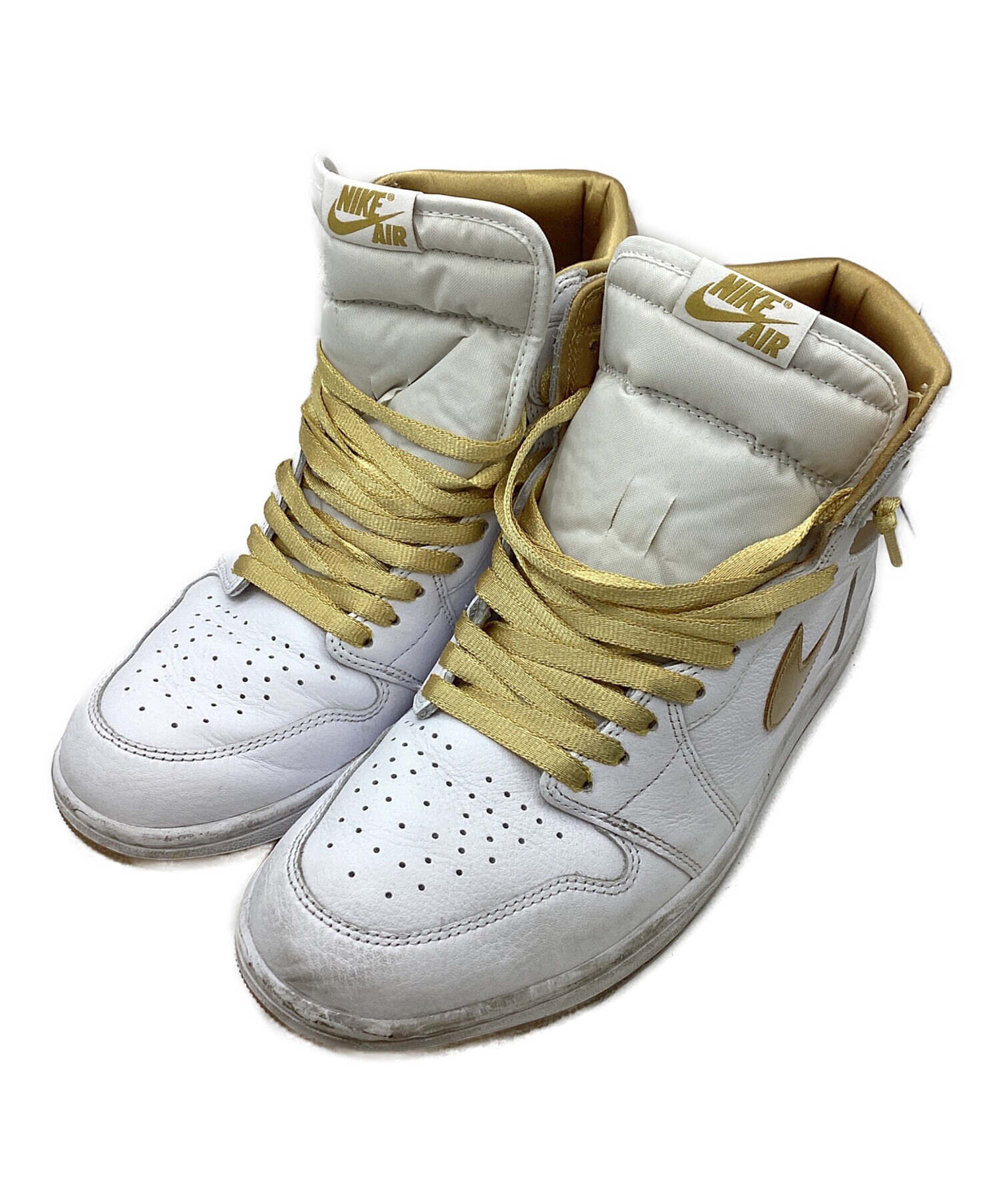 中古・古着通販】NIKE (ナイキ) ハイカットスニーカー ホワイト 