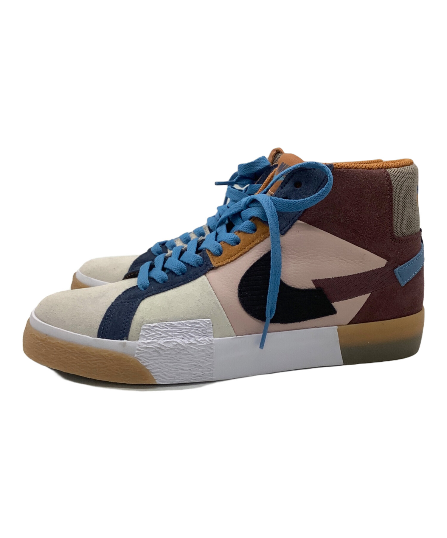 中古・古着通販】NIKE (ナイキ) ハイカットスニーカー マルチカラー 