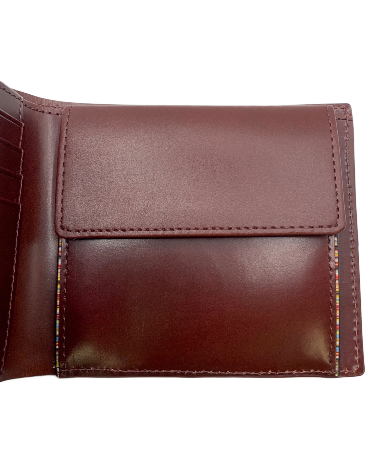 中古・古着通販】PAUL SMITH (ポールスミス) 2つ折り財布 ブラック