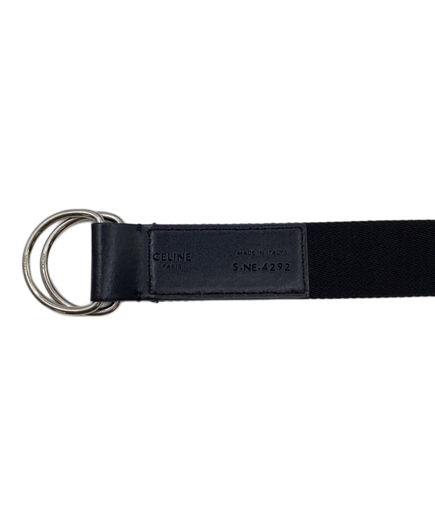 中古・古着通販】CELINE (セリーヌ) レザーベルト ブラック｜ブランド
