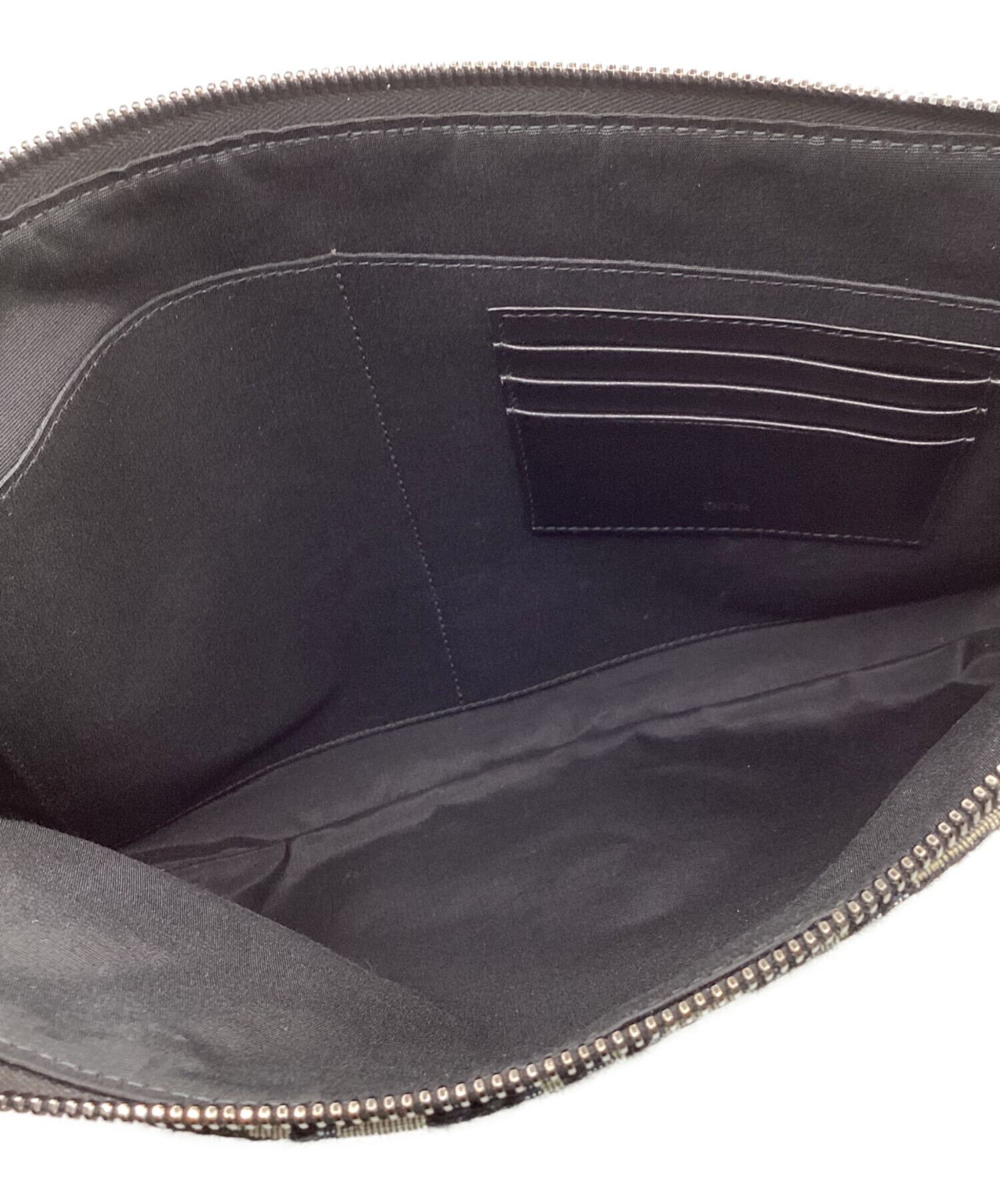 中古・古着通販】Dior (ディオール) クラッチバッグ ベージュ×ブラック
