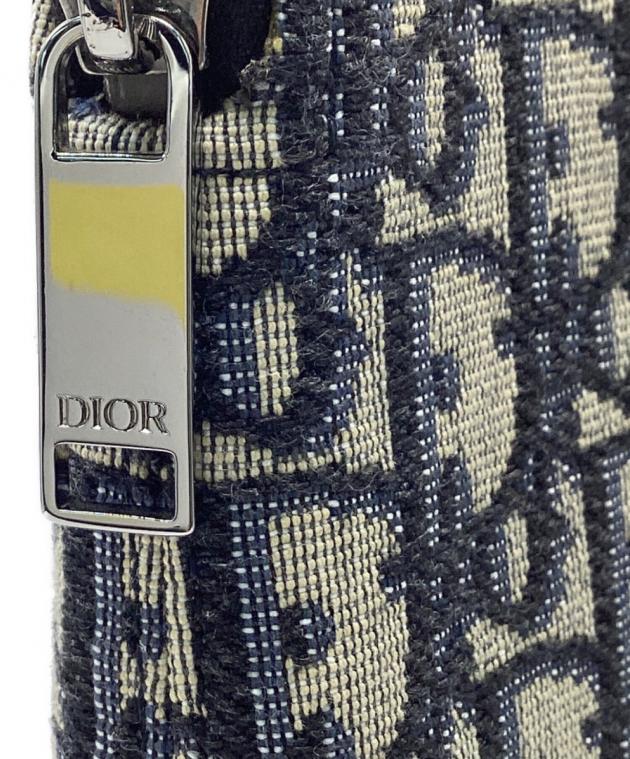 中古・古着通販】Dior (ディオール) クラッチバッグ ベージュ×ブラック