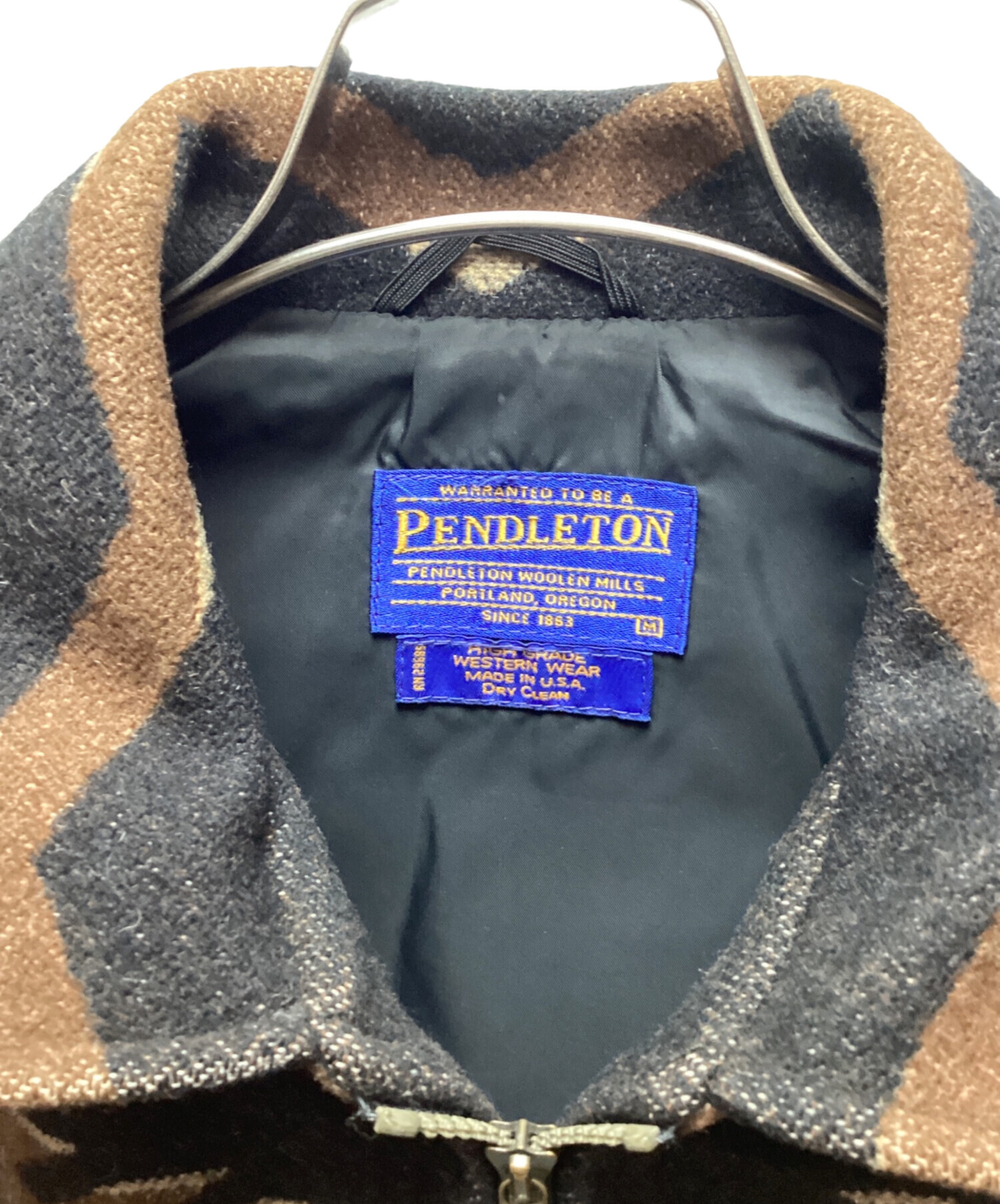 中古・古着通販】PENDLETON (ペンドルトン) ウールジャケット ブラウン
