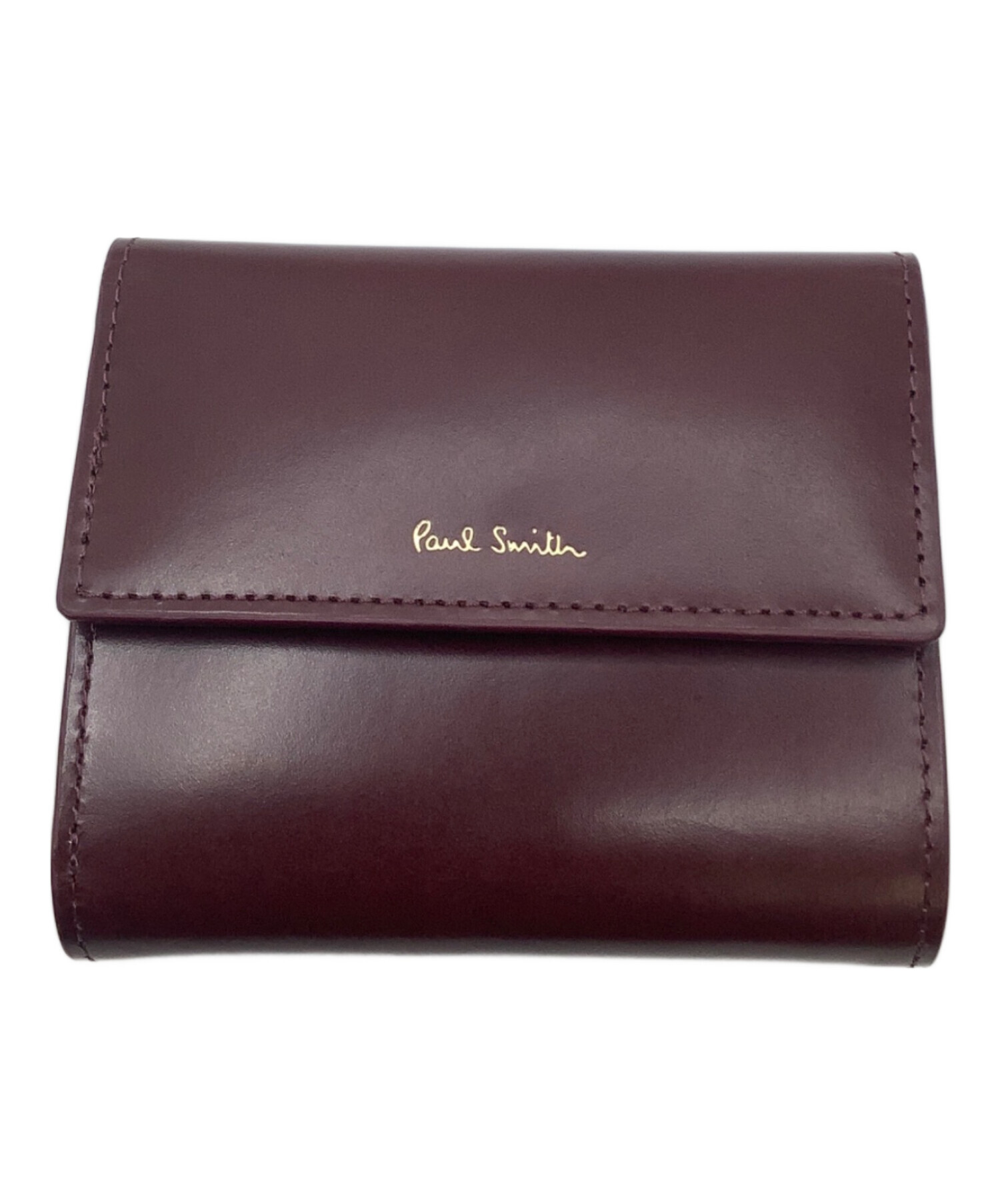 中古・古着通販】PAUL SMITH (ポールスミス) 3つ折り財布 ブラウン