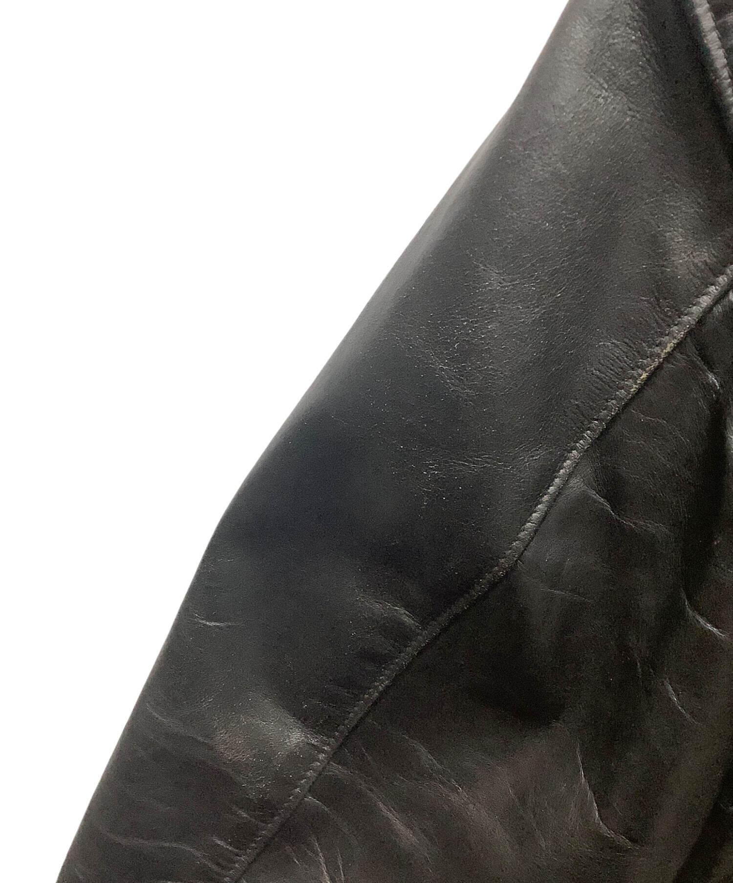 中古・古着通販】Schott (ショット) レザージャケット ブラック サイズ