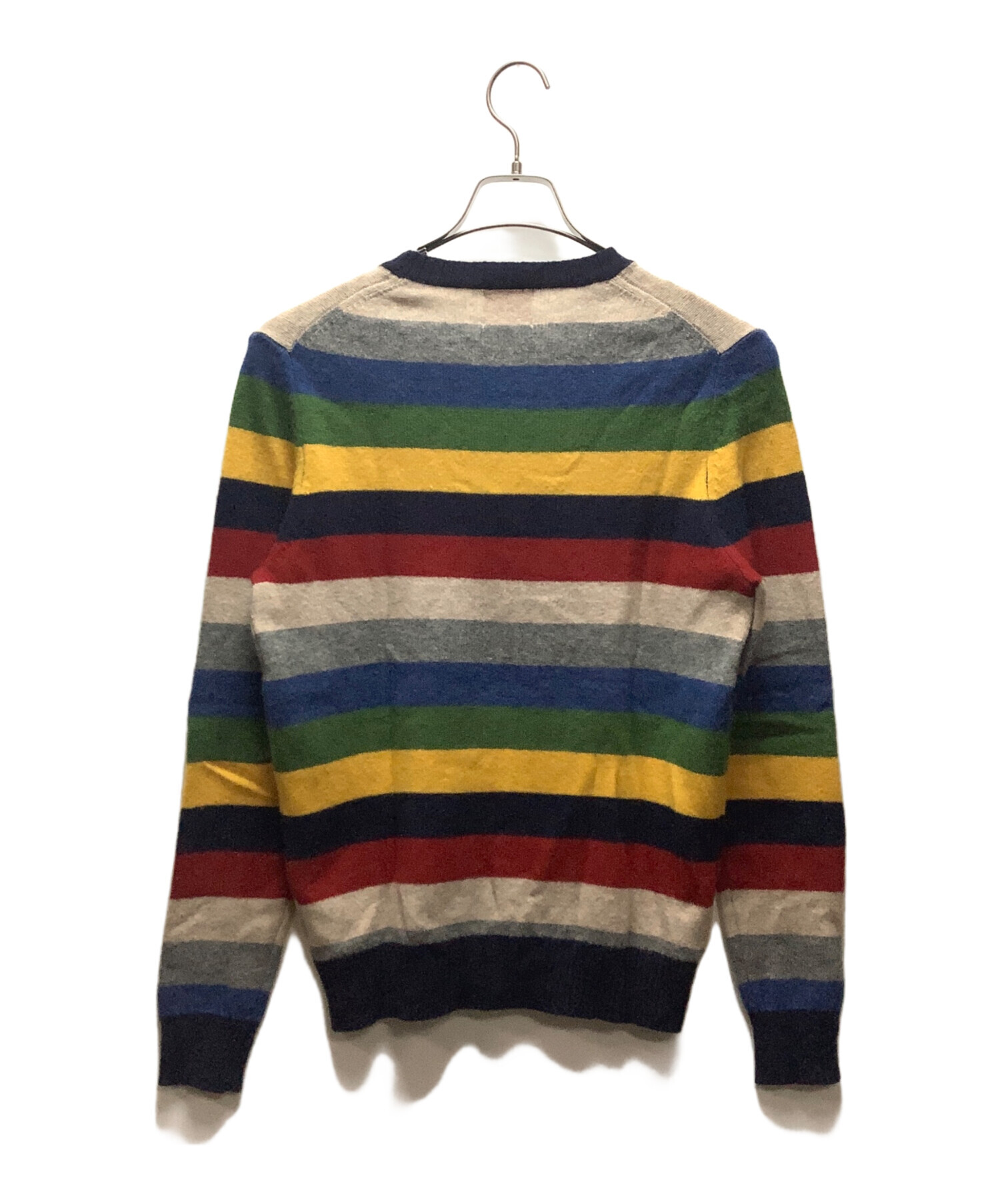 80s TRUTUS Biancara レザー切り替え ニット 古着 メンズ 80s TRUTUS