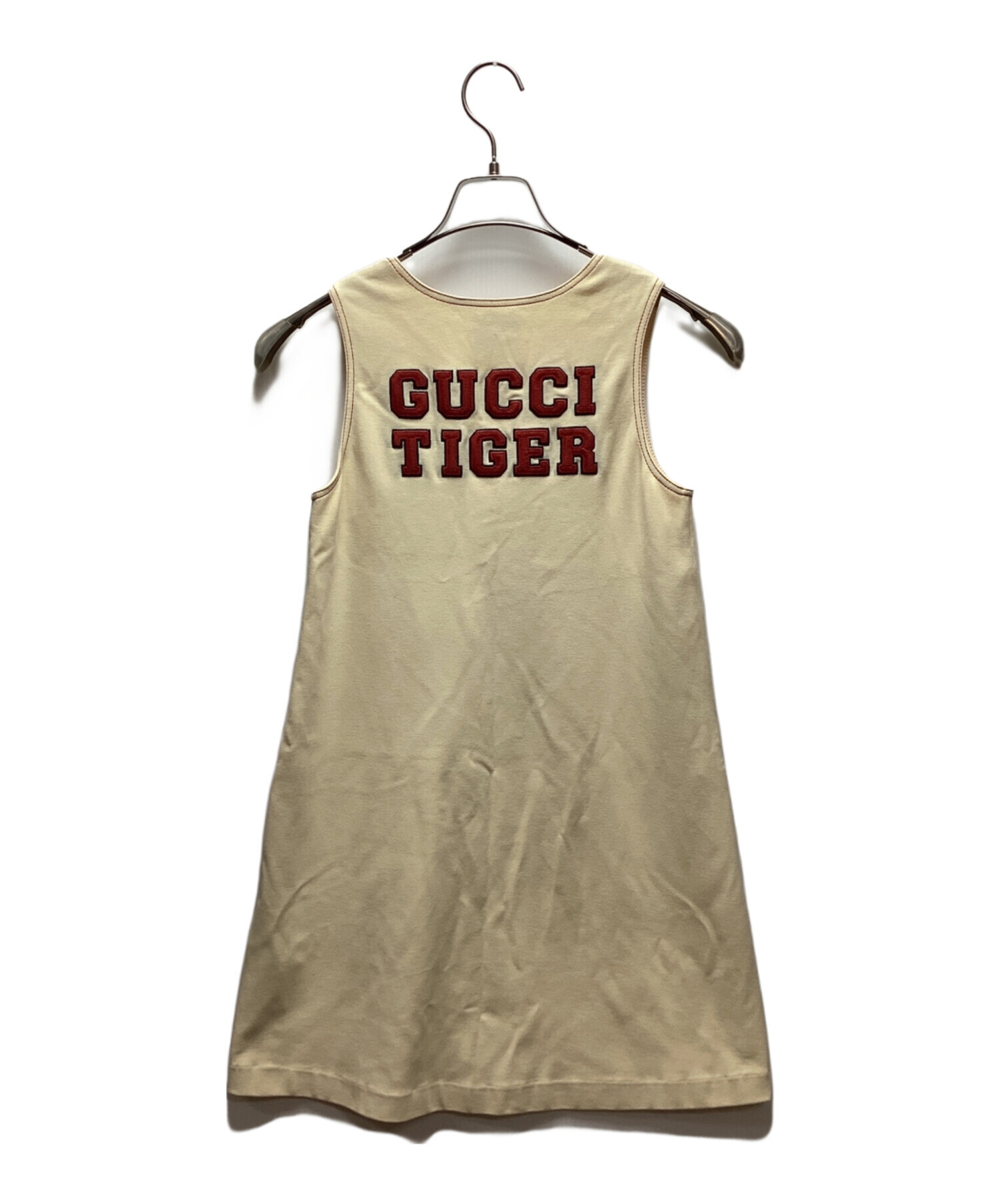 中古・古着通販】GUCCI (グッチ) ワンピース ベージュ サイズ:L 
