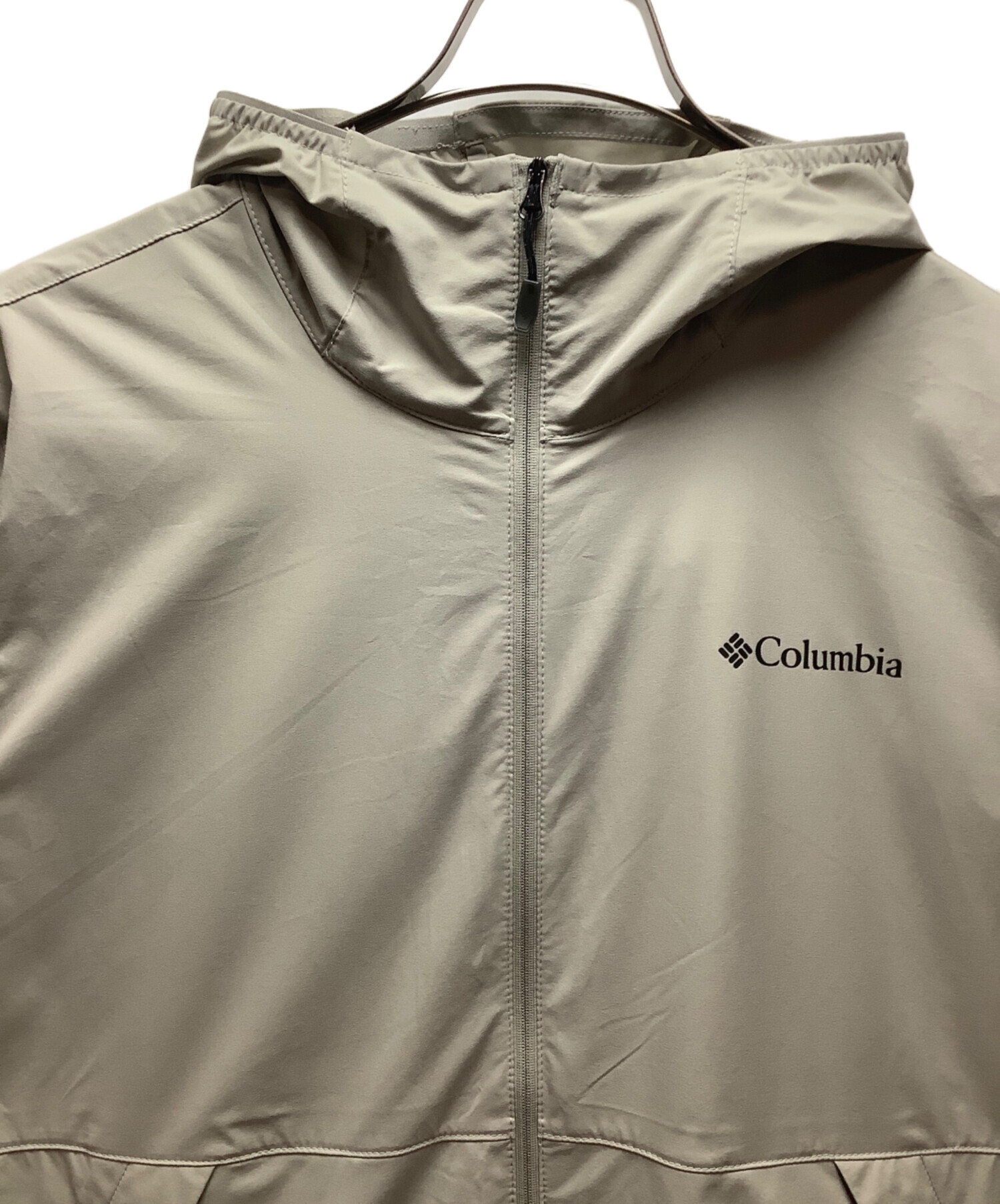 中古・古着通販】Columbia (コロンビア) ナイロンパーカー アイボリー