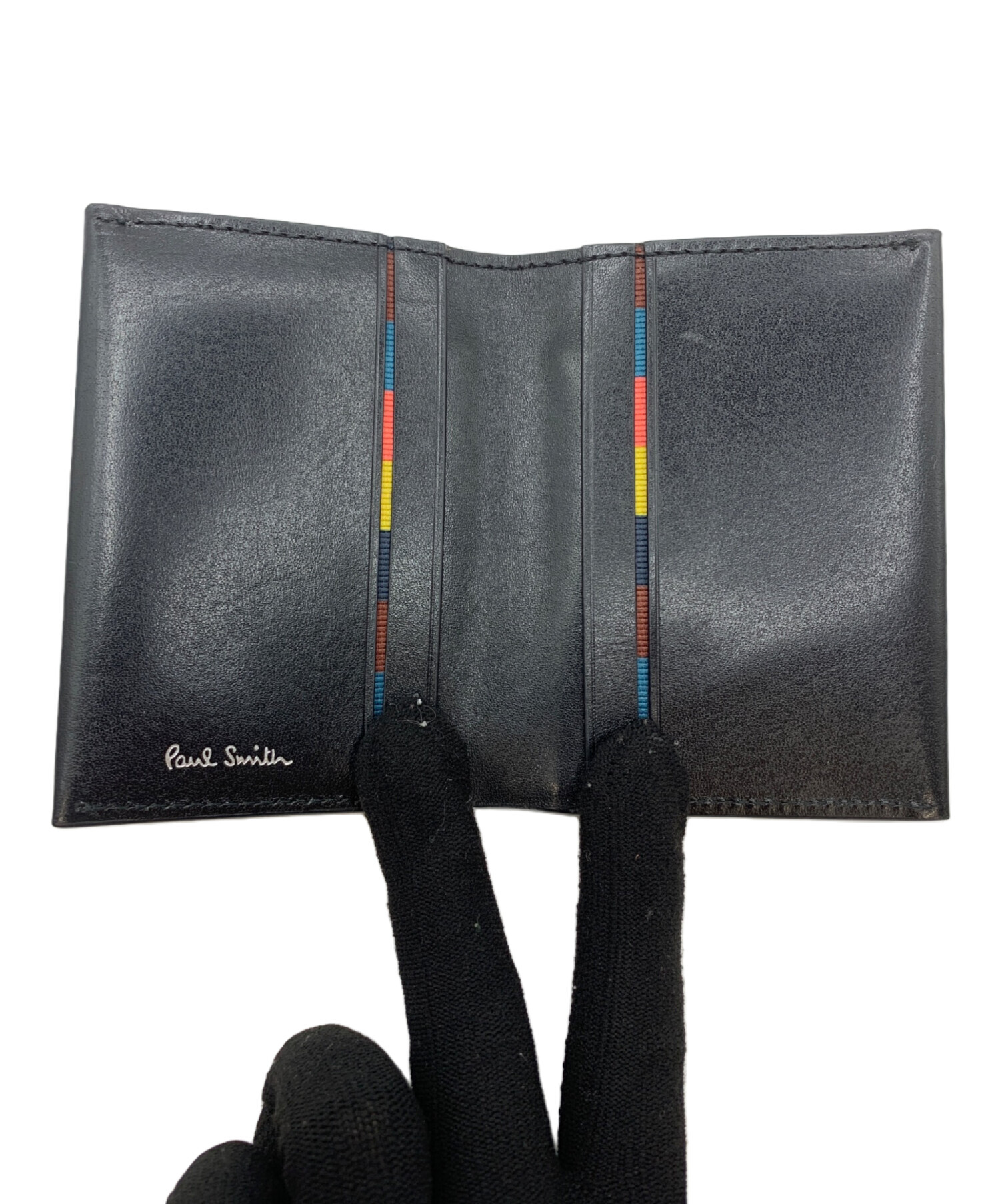 中古・古着通販】PAUL SMITH (ポールスミス) カードケース ブラック