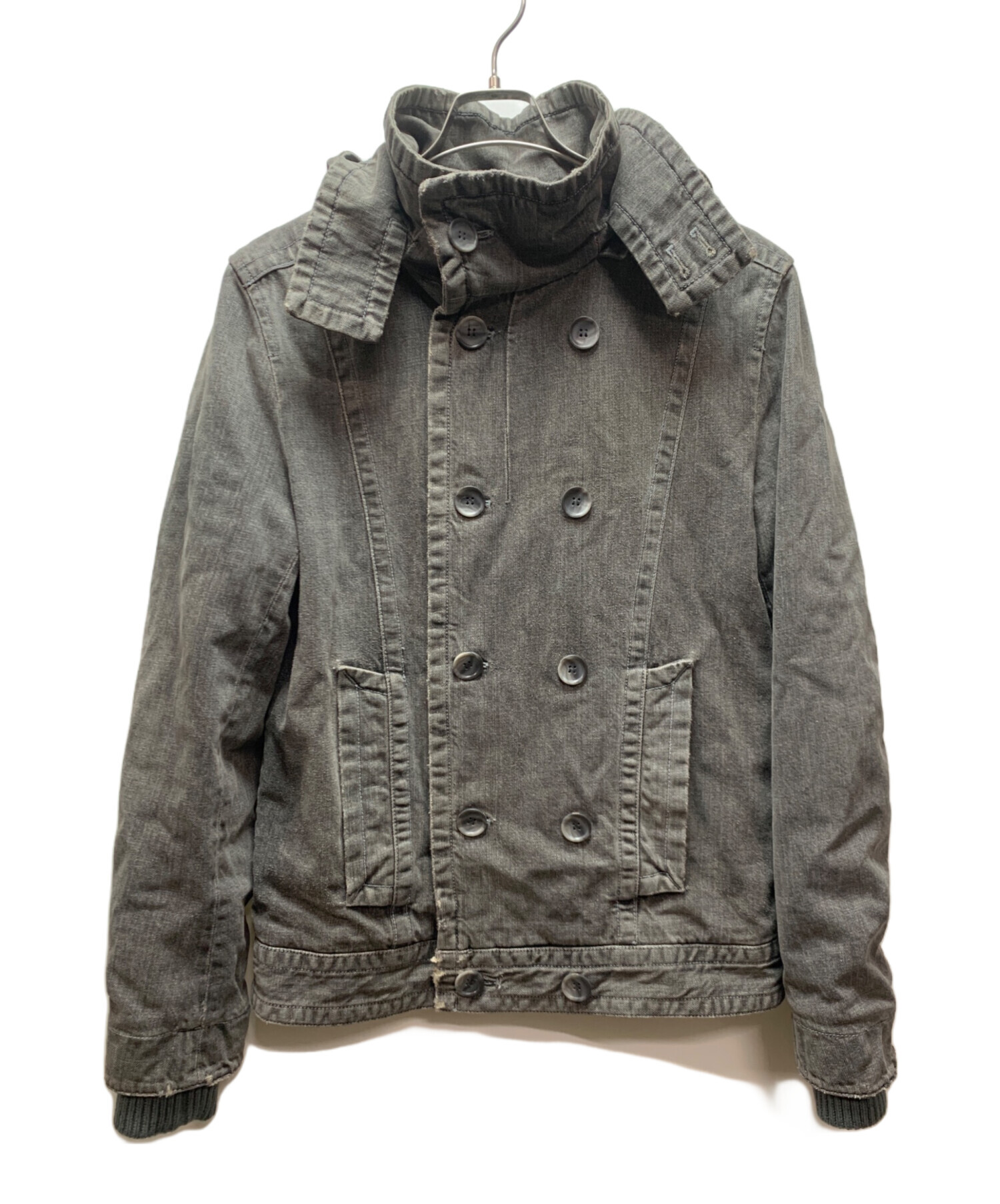 DOLCE & GABBANA グレー レザージャケット 52 中古・古着通販】DOLCE & GABBANA (ドルチェ＆ガッバーナ) ジャケット