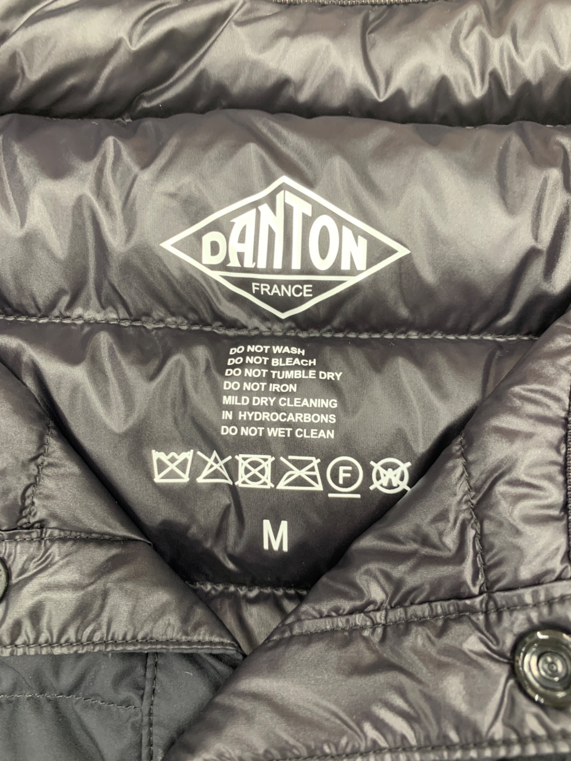 中古・古着通販】DANTON (ダントン) ダウンベスト ブラック サイズ:M