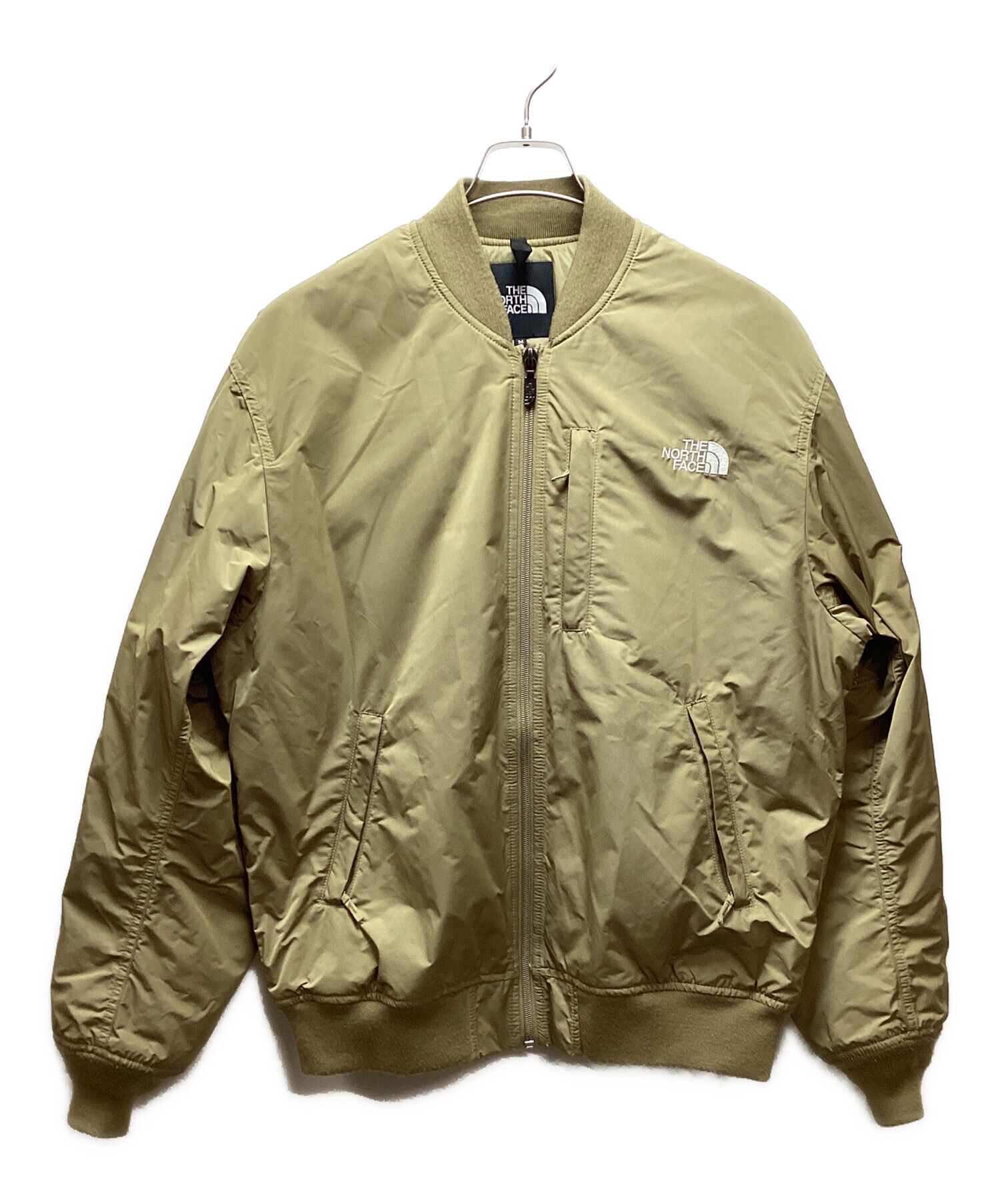 THE NORTH FACE ザ・ノースフェイス MA-1 カーキ 中古・古着通販】THE NORTH FACE (ザ ノース フェイス) MA-1ジャケット