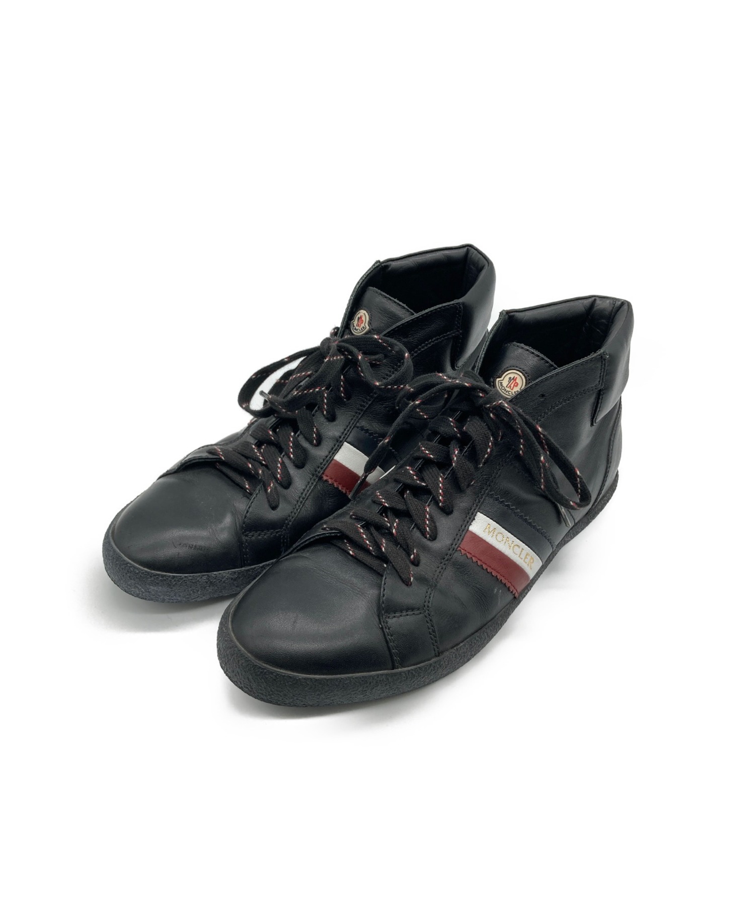 中古・古着通販】MONCLER (モンクレール) ハイカットスニーカー 