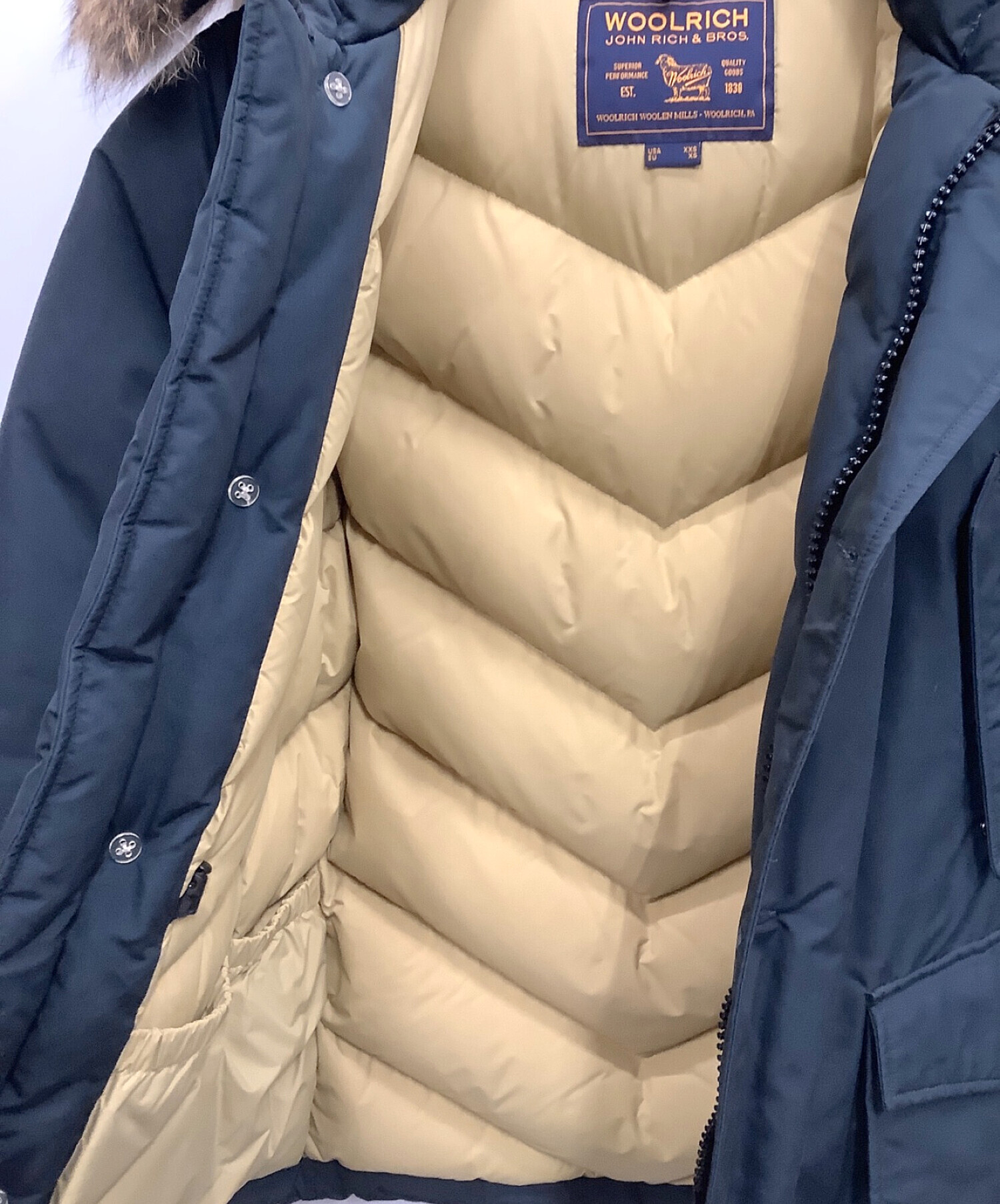 中古・古着通販】WOOLRICH (ウールリッチ) ダウンジャケット ダーク