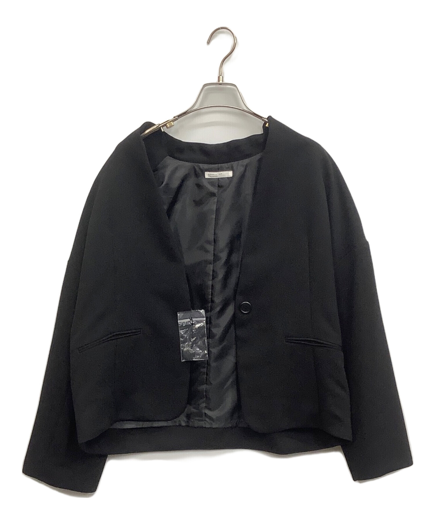 KURASHI & Trips ノーカラージャケット 気持ちに寄りそう Sサイズ