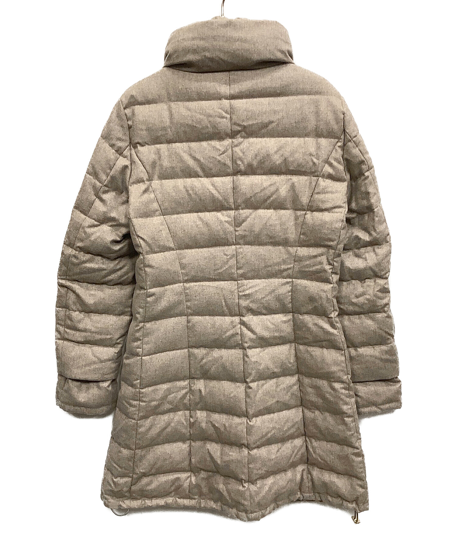 Herno ヘルノグレーベージュ型落ちデザインコート♡42 Herno グレー