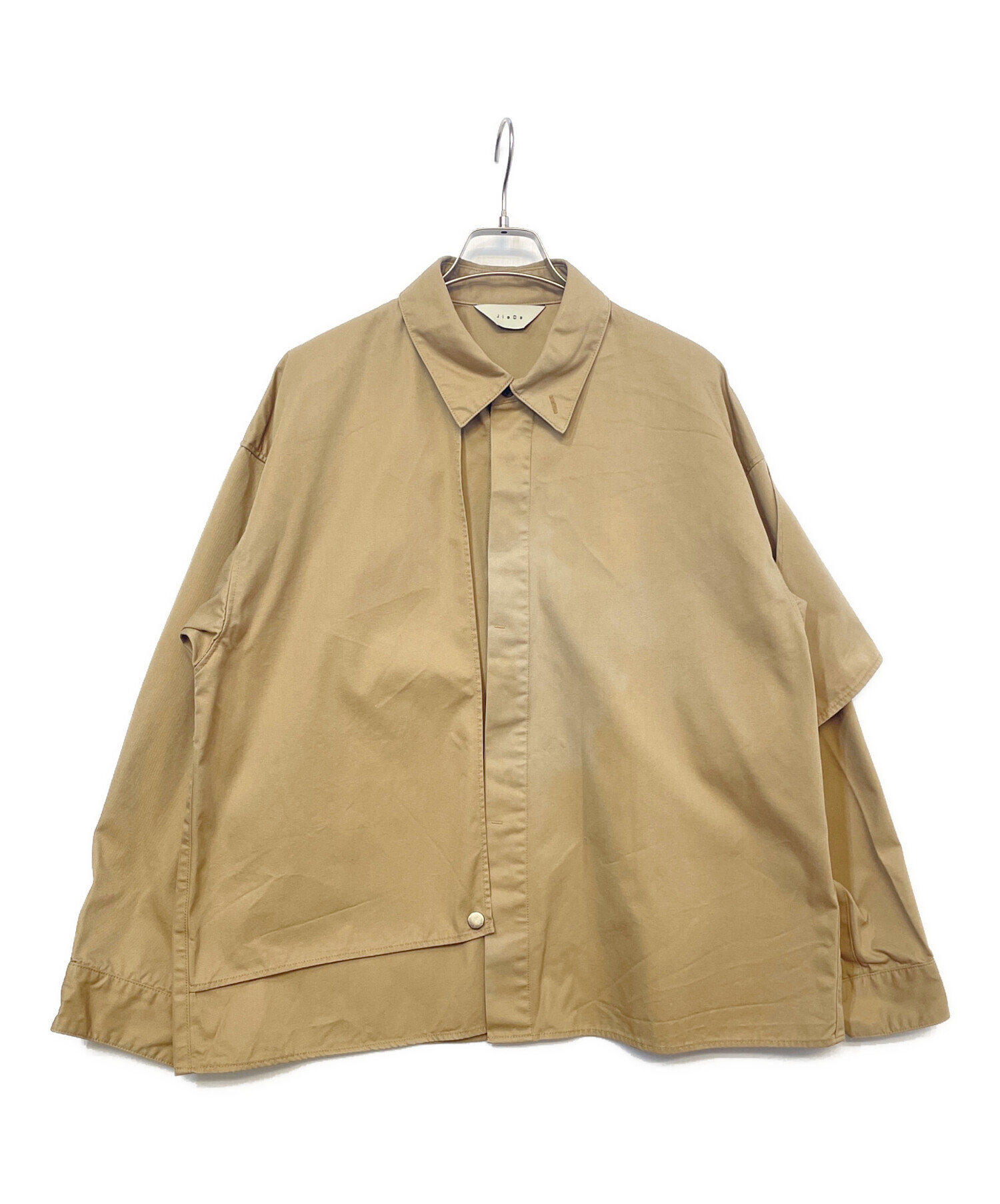 中古・古着通販】Jieda (ジエダ) シャツジャケット ベージュ 中古・古着通販】Jieda (ジエダ) シャツジャケット ベージュ