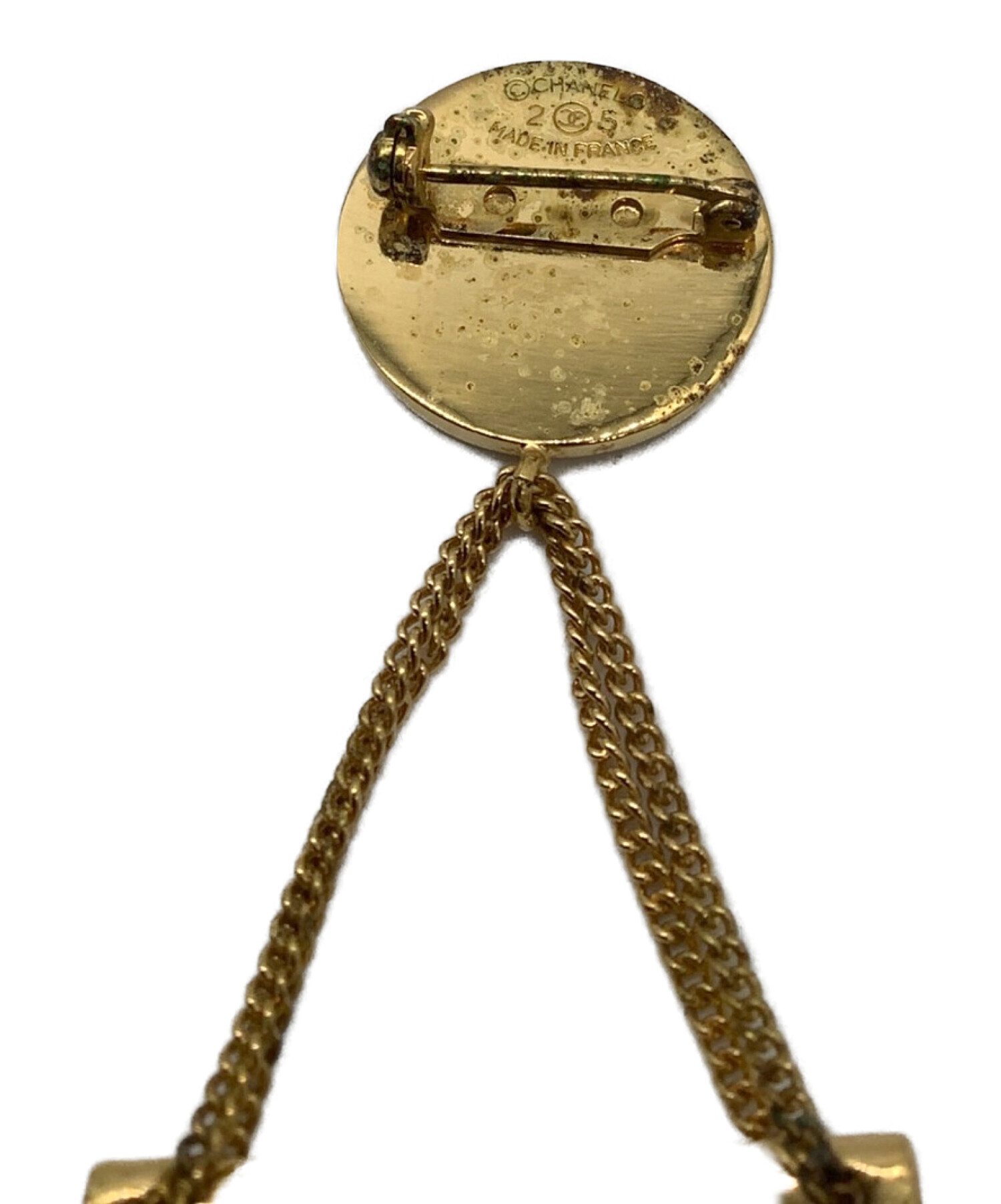CHANEL ブローチ カンボン 99A 中古・古着通販】CHANEL (シャネル) カンボン ココ マトラッセ
