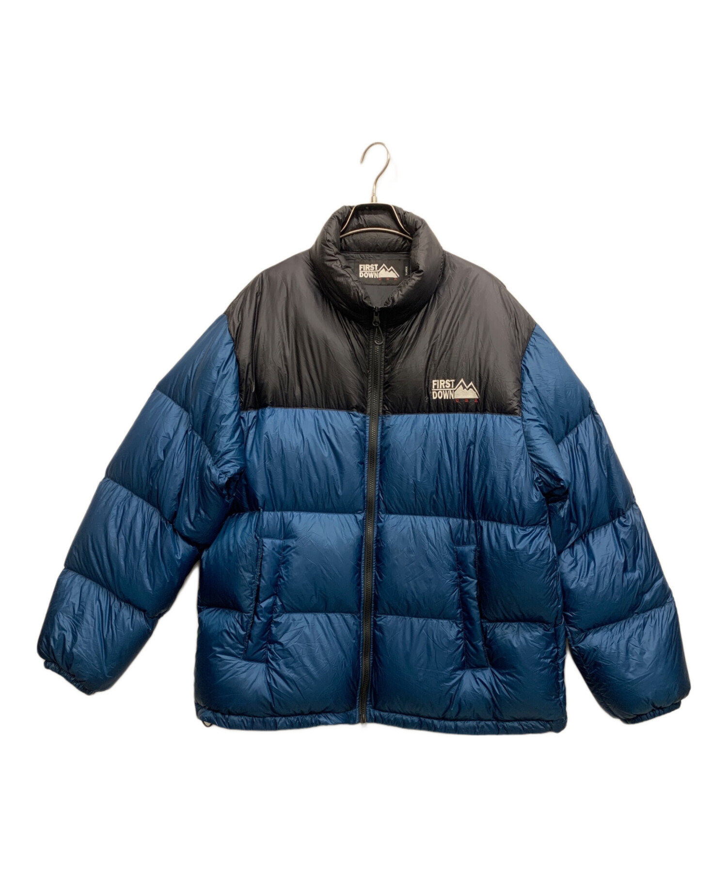 トップ 激レア FIRST DOWN ネイビー レア soe Reversible Down Jacket