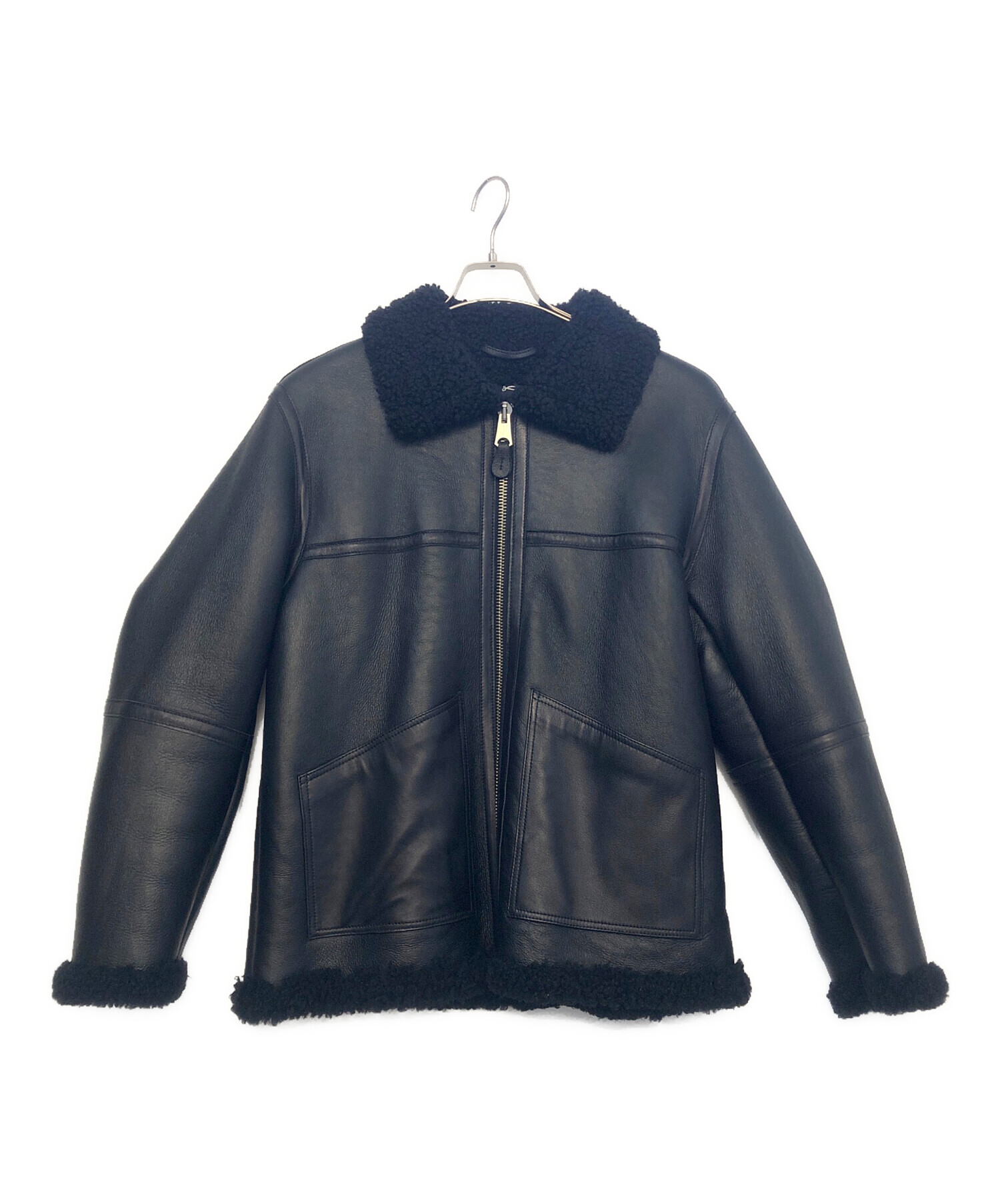 中古・古着通販】Denham (デンハム) レザームートンジャケット