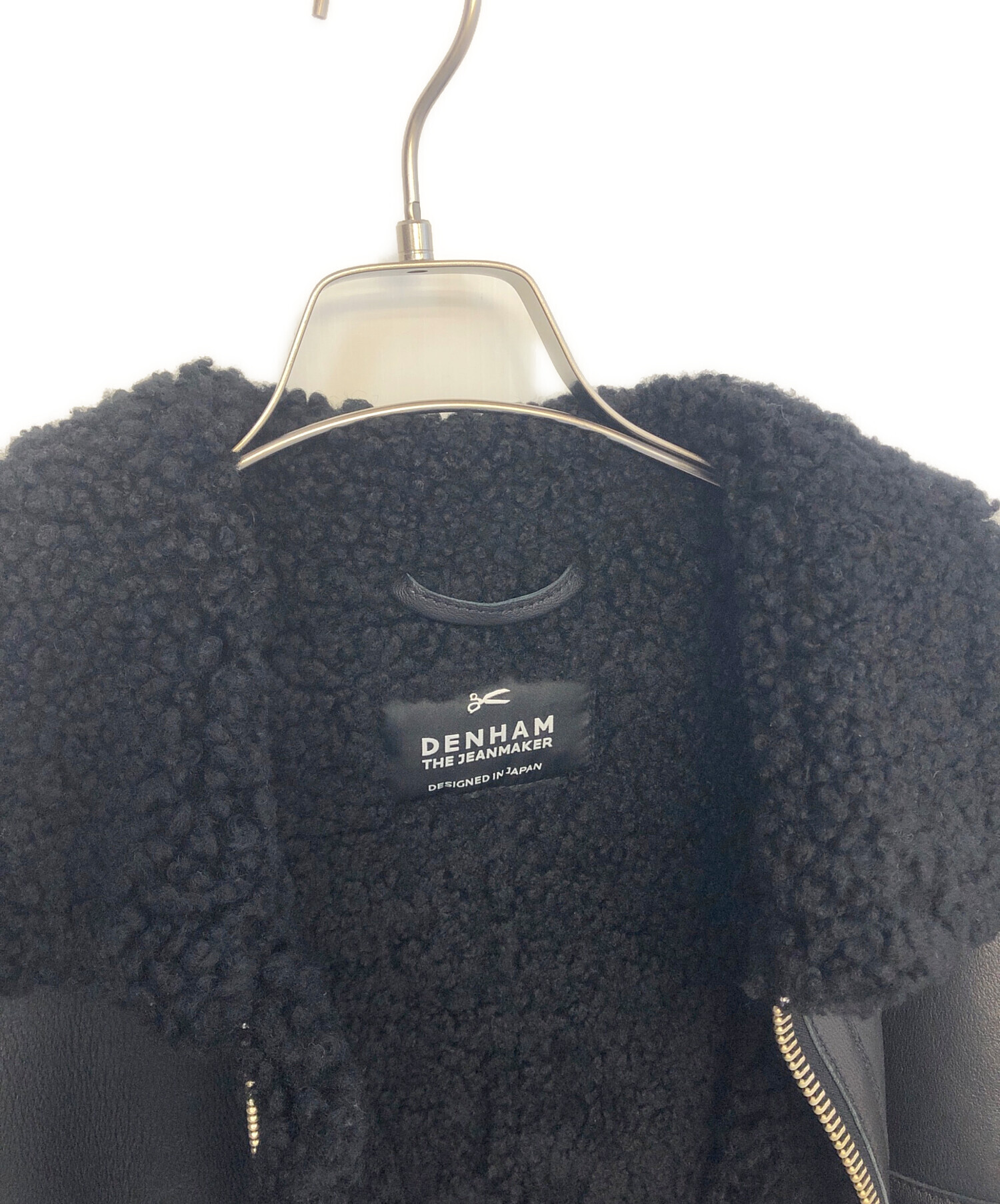 中古・古着通販】Denham (デンハム) レザームートンジャケット