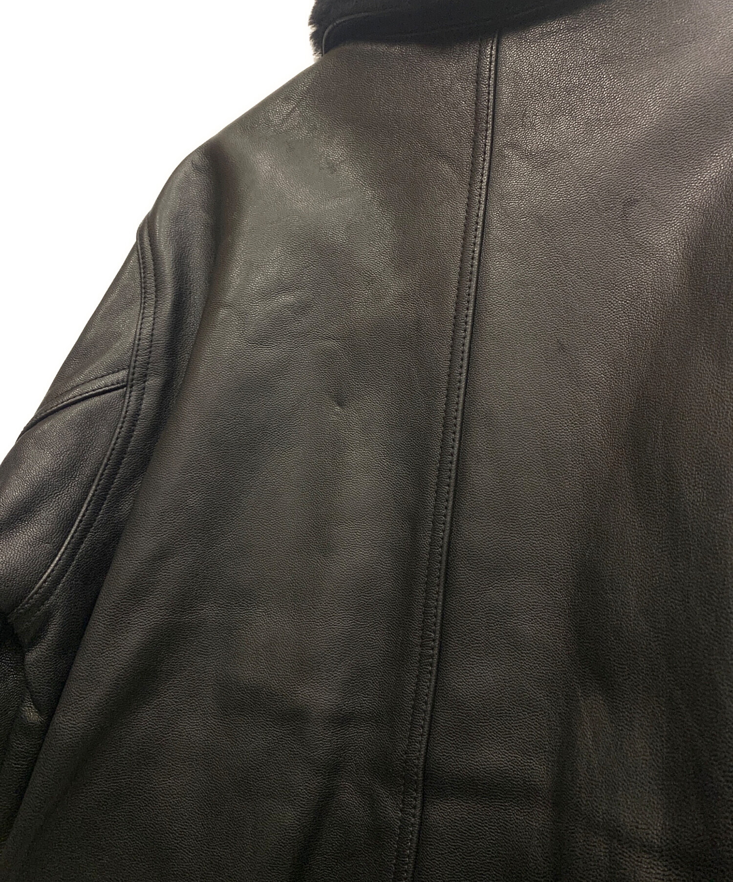 中古・古着通販】ALPHA (アルファ) N-1 デッキジャケット ブラック