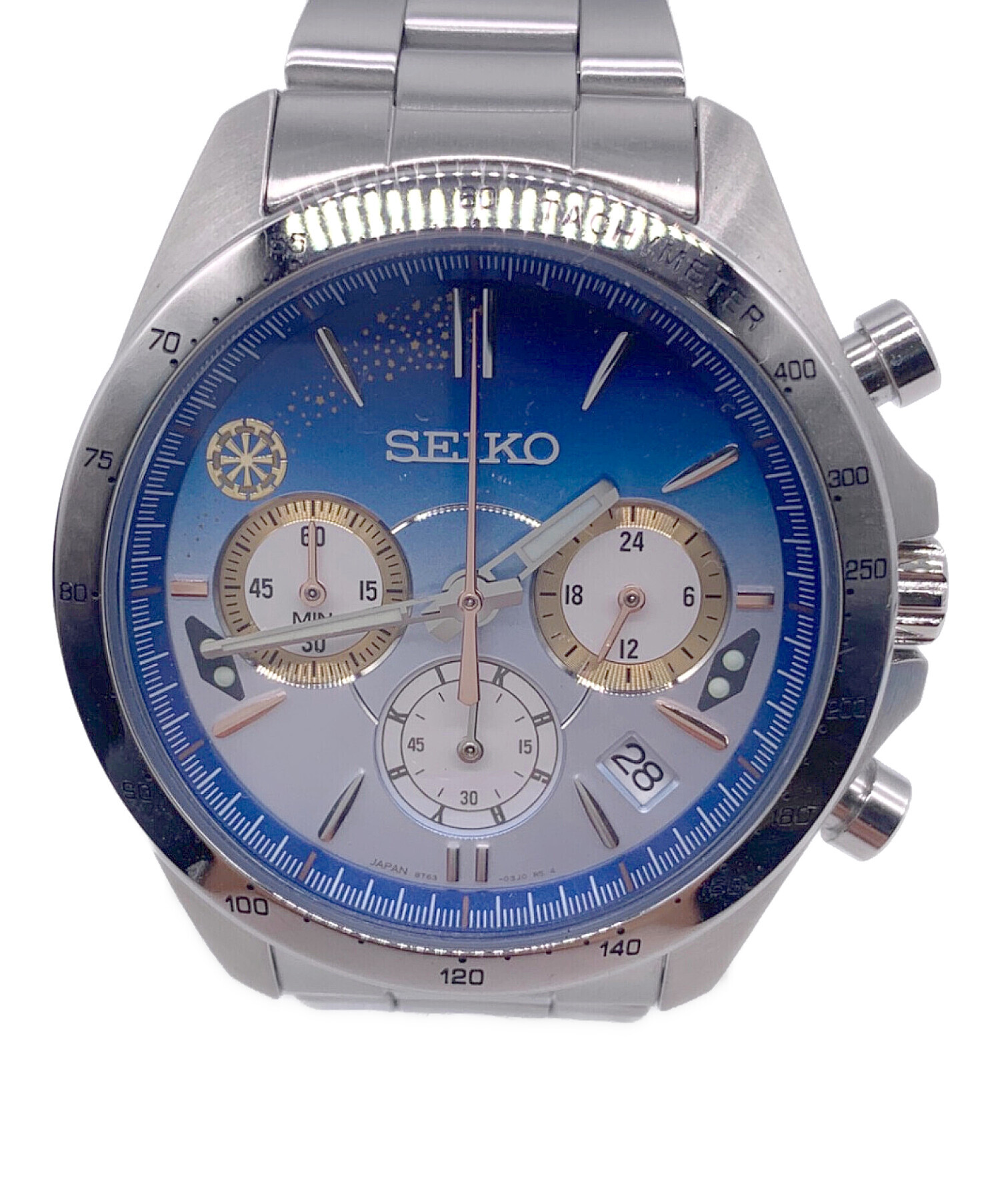 しょこ様　オーダーページ 中古・古着通販】SEIKO (セイコー) クロノグラフ ブルー｜ブランド