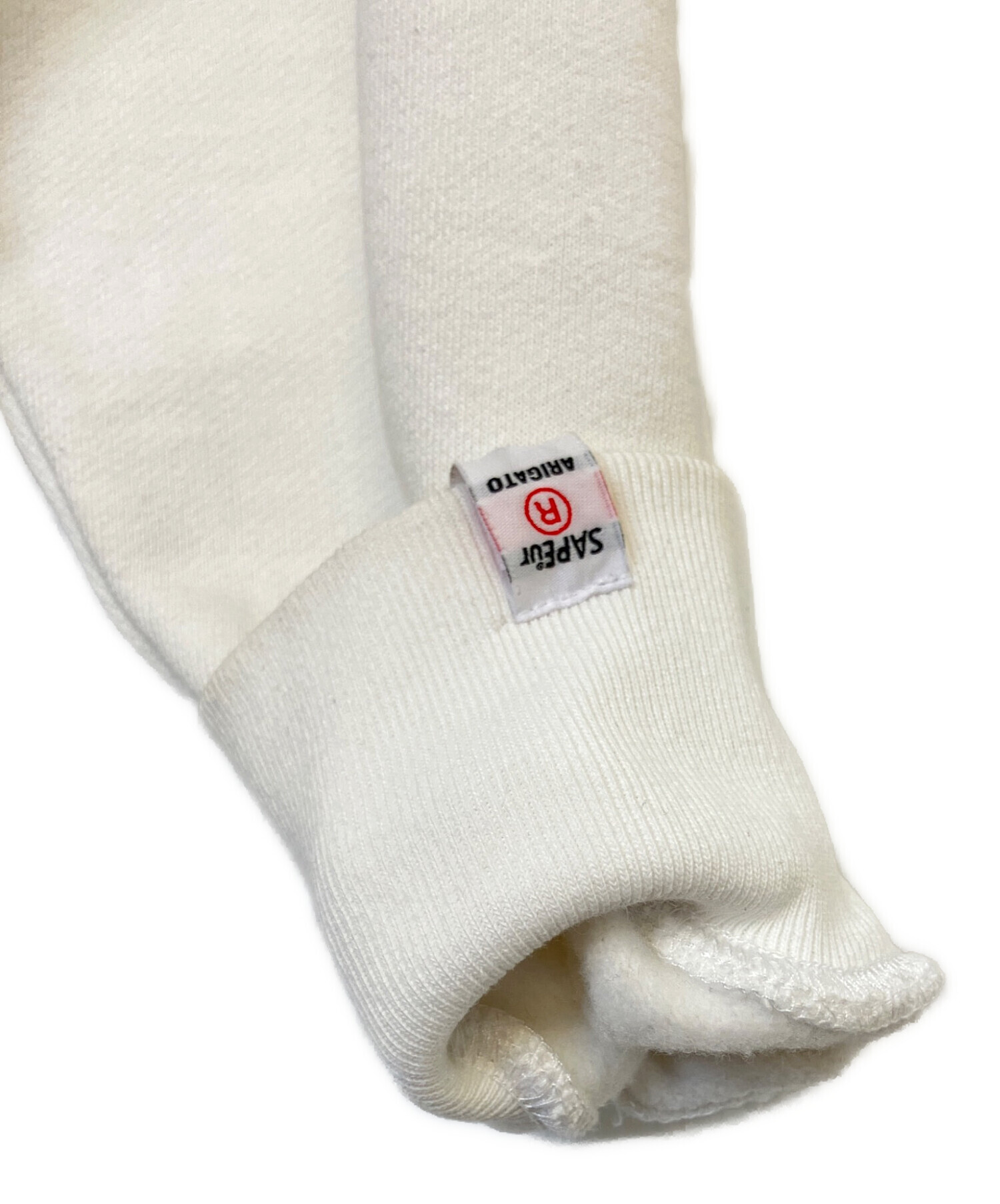 中古・古着通販】SAPEur (サプール) パーカー ホワイト サイズ:XXL