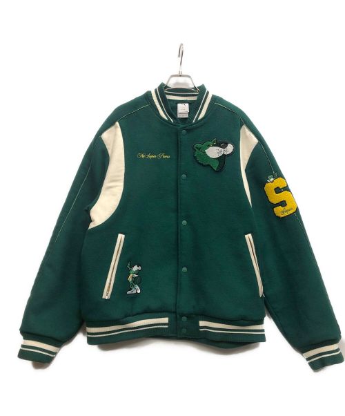 PUMAスカジャン Lサイズ PUMA - 【レア・美品】 PUMA プーマ スカジャン ブルゾン Mの通販 by