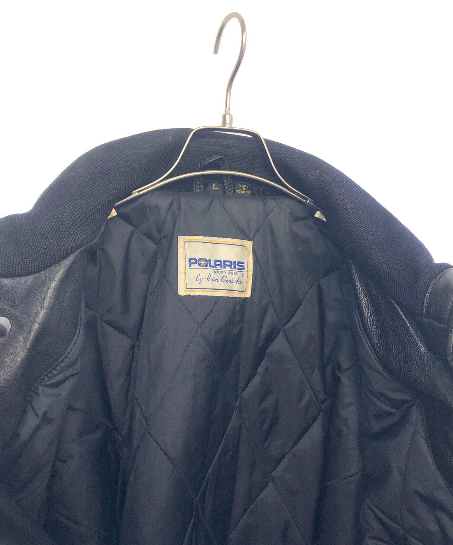 中古・古着通販】Polaris (ポラリス) レザージャケット ブラック