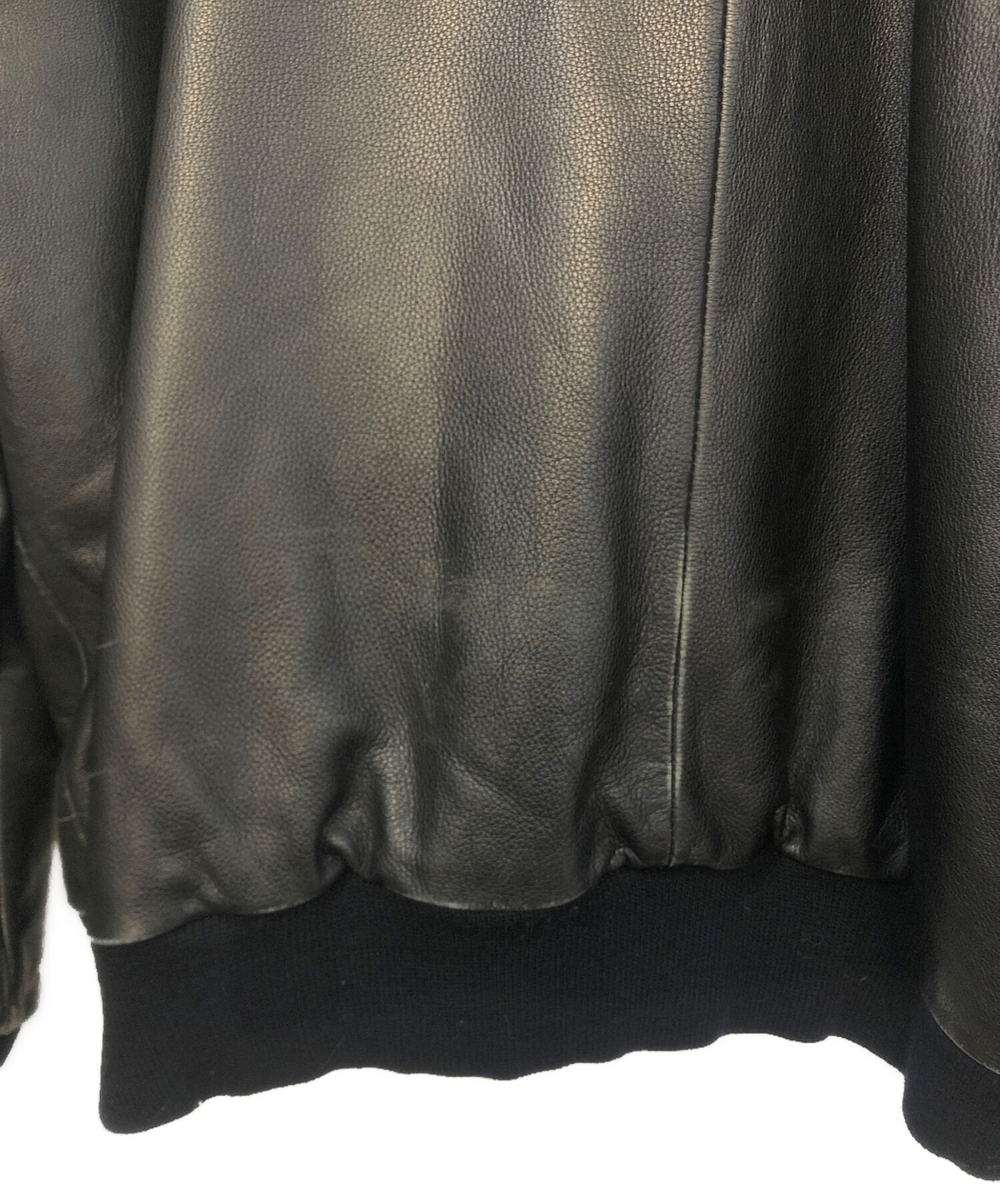 中古・古着通販】Polaris (ポラリス) レザージャケット ブラック