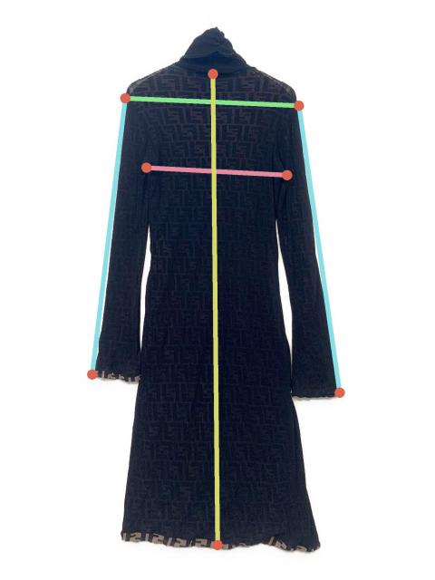 FENDIのシースルーワンピース 中古・古着通販】FENDI (フェンディ) シースルーワンピース